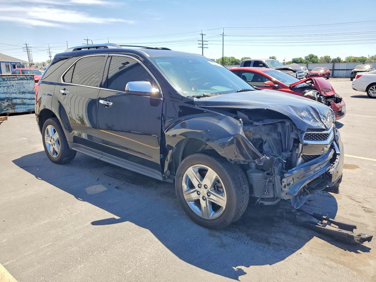 2015 Chevrolet Equinox Ltz Black vin: 2GNFLHE31F6297659
