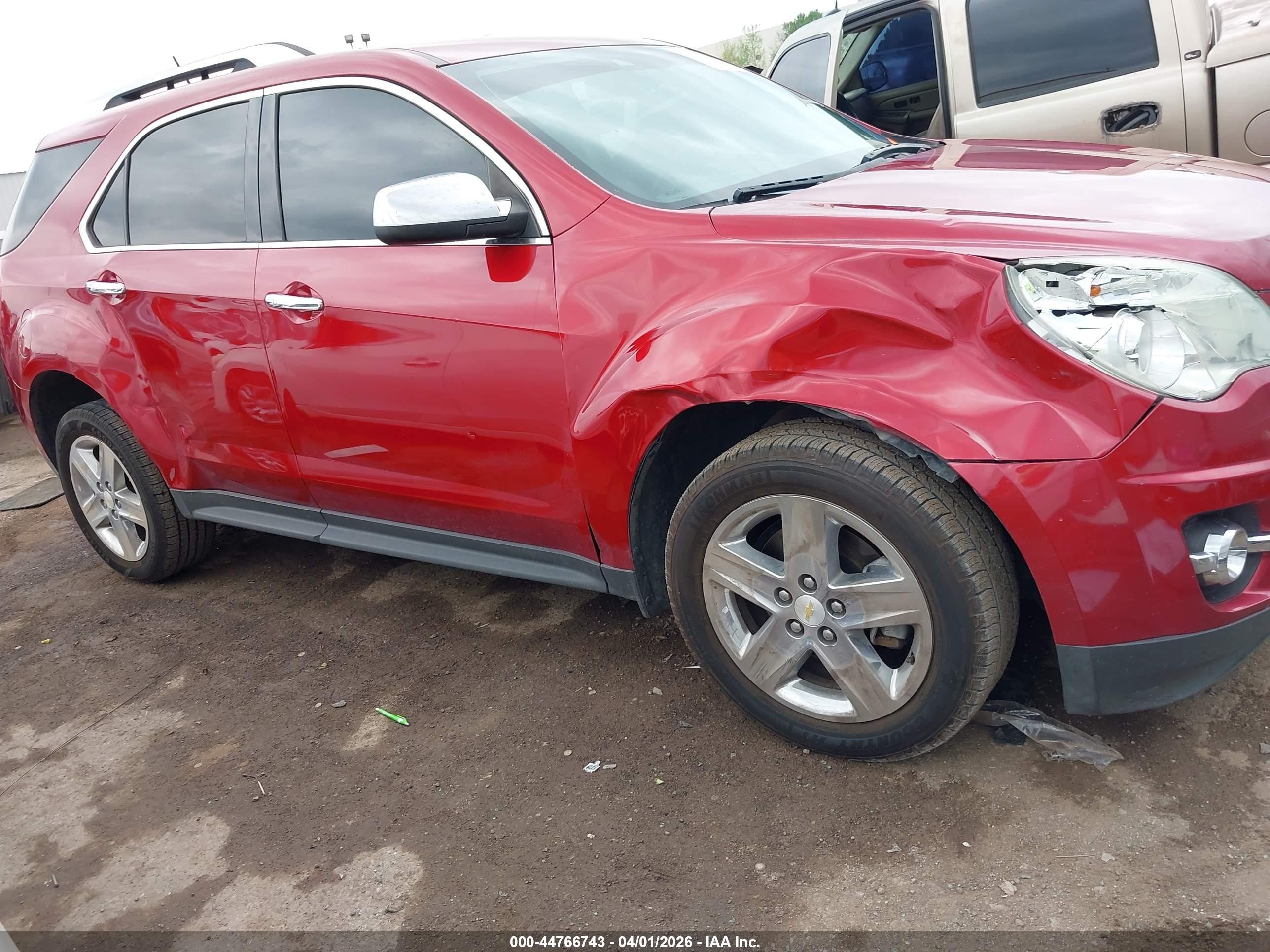2015 Chevrolet Equinox Ltz Красный vin: 2GNFLHE31F6332748