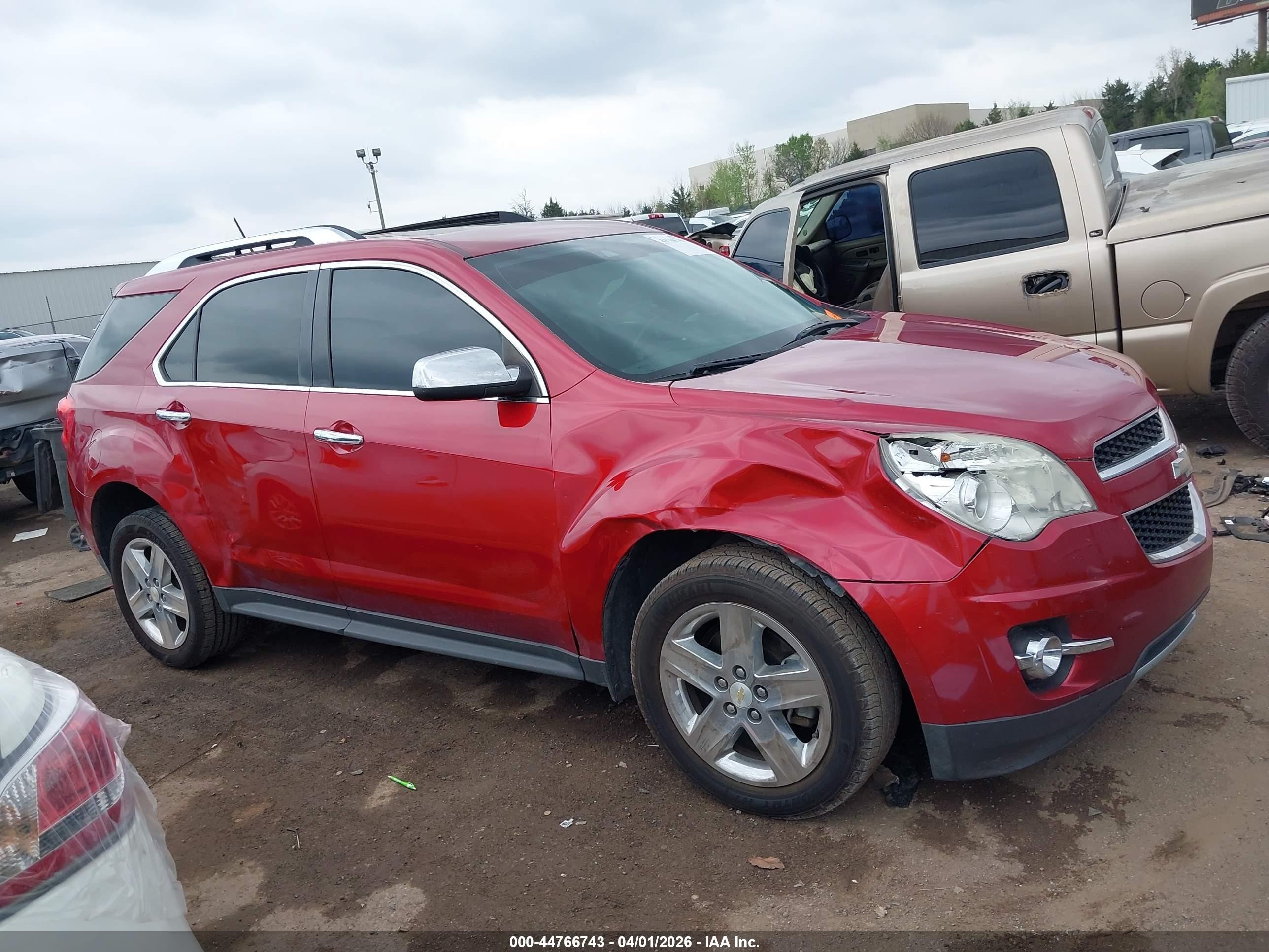 2015 Chevrolet Equinox Ltz Красный vin: 2GNFLHE31F6332748