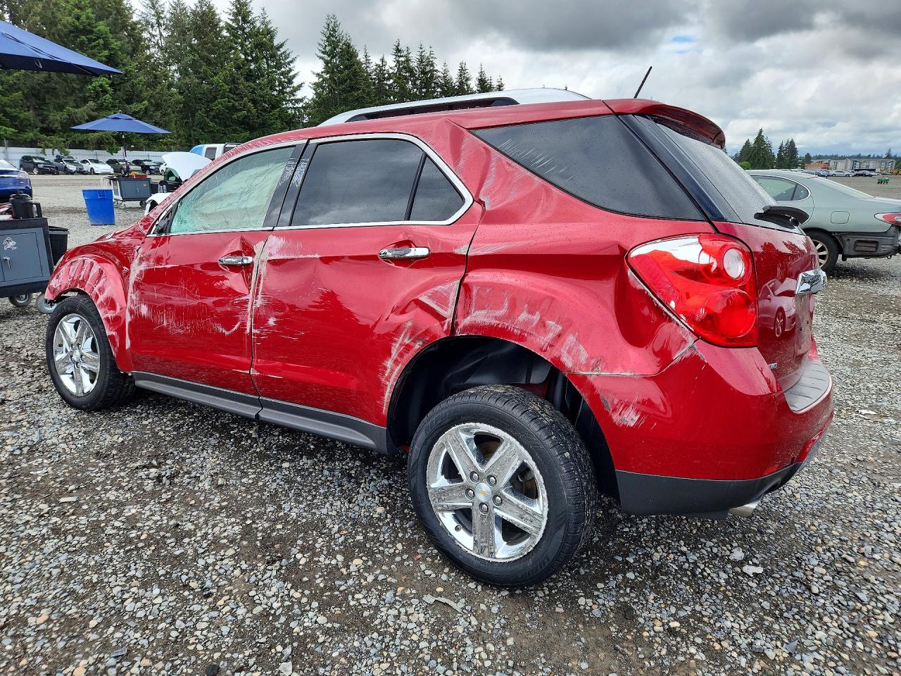 2015 Chevrolet Equinox Ltz Бордовый vin: 2GNFLHE31F6428623