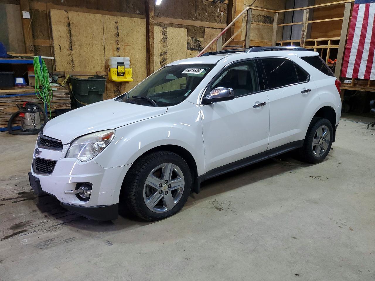 2014 Chevrolet Equinox Ltz White vin: 2GNFLHE32E6157828