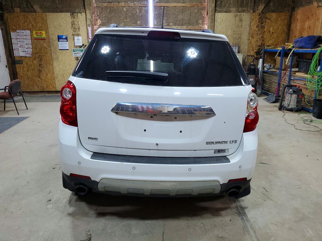2014 Chevrolet Equinox Ltz White vin: 2GNFLHE32E6157828