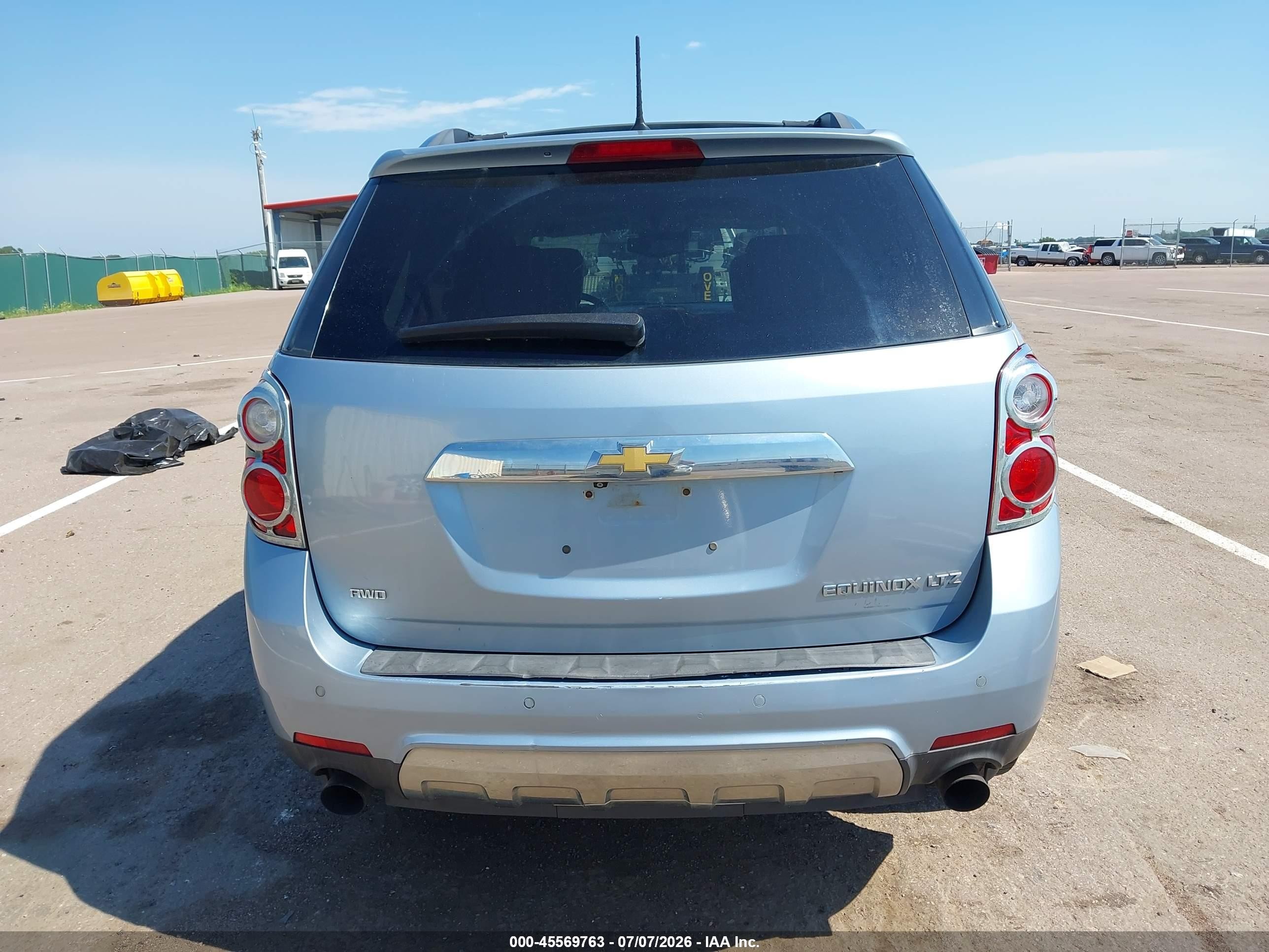 2014 Chevrolet Equinox Ltz Light Blue vin: 2GNFLHE32E6296986