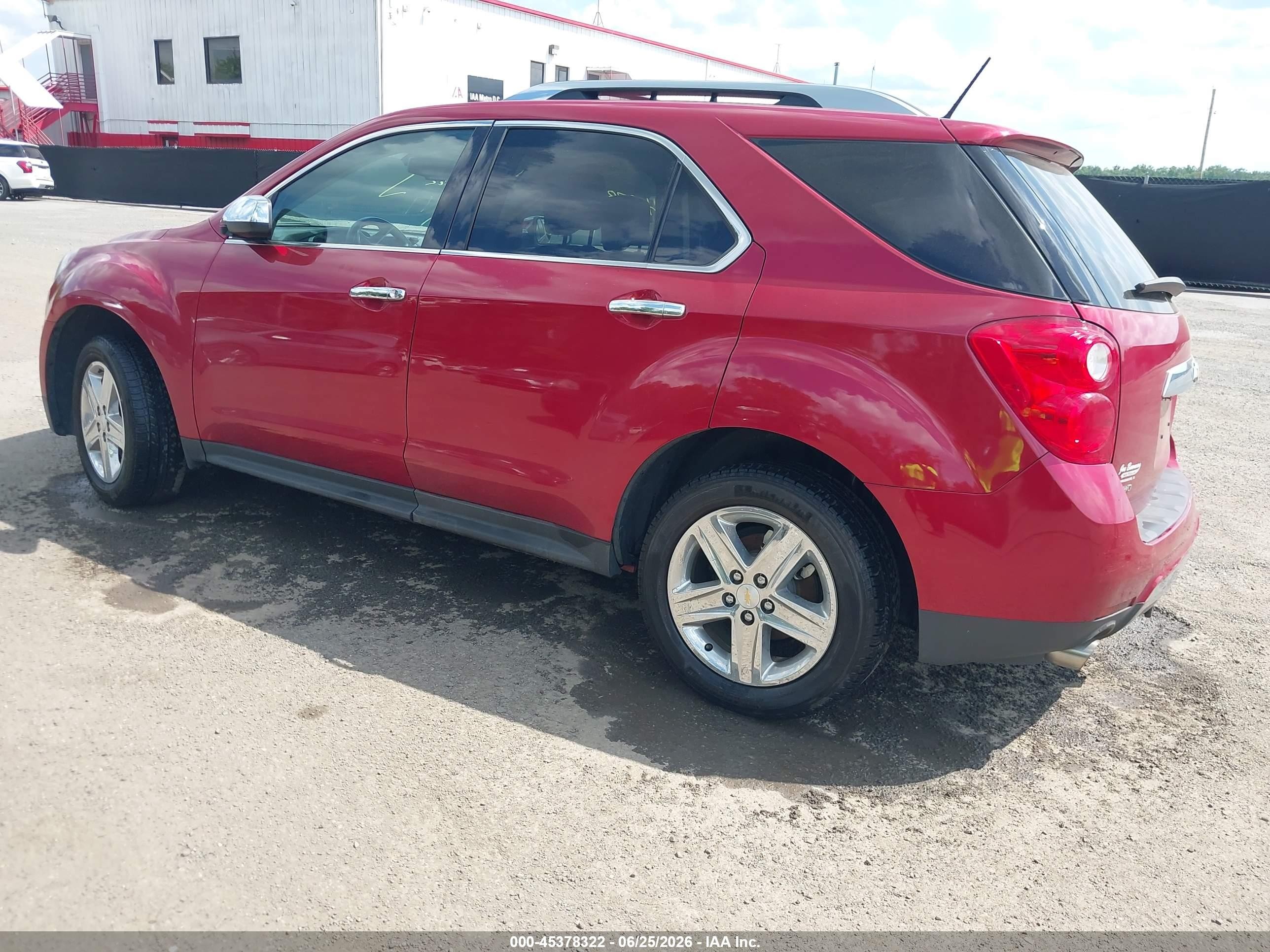 2014 Chevrolet Equinox Ltz Red vin: 2GNFLHE32E6350786