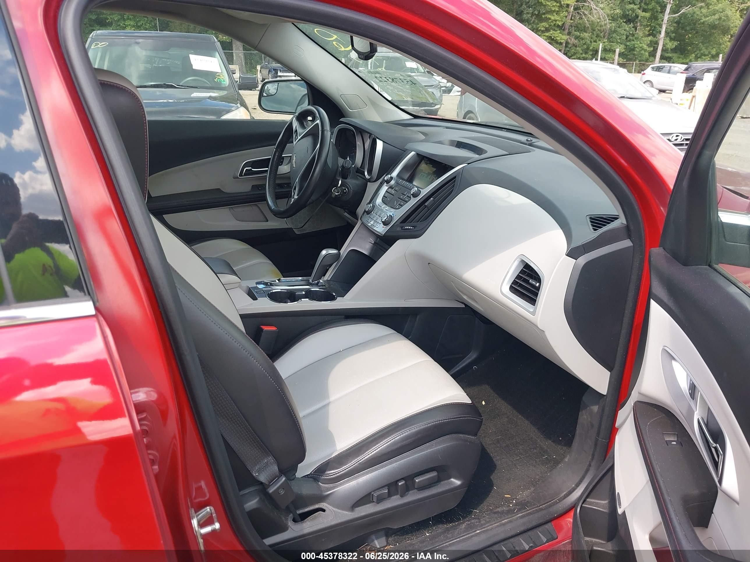 2014 Chevrolet Equinox Ltz Red vin: 2GNFLHE32E6350786