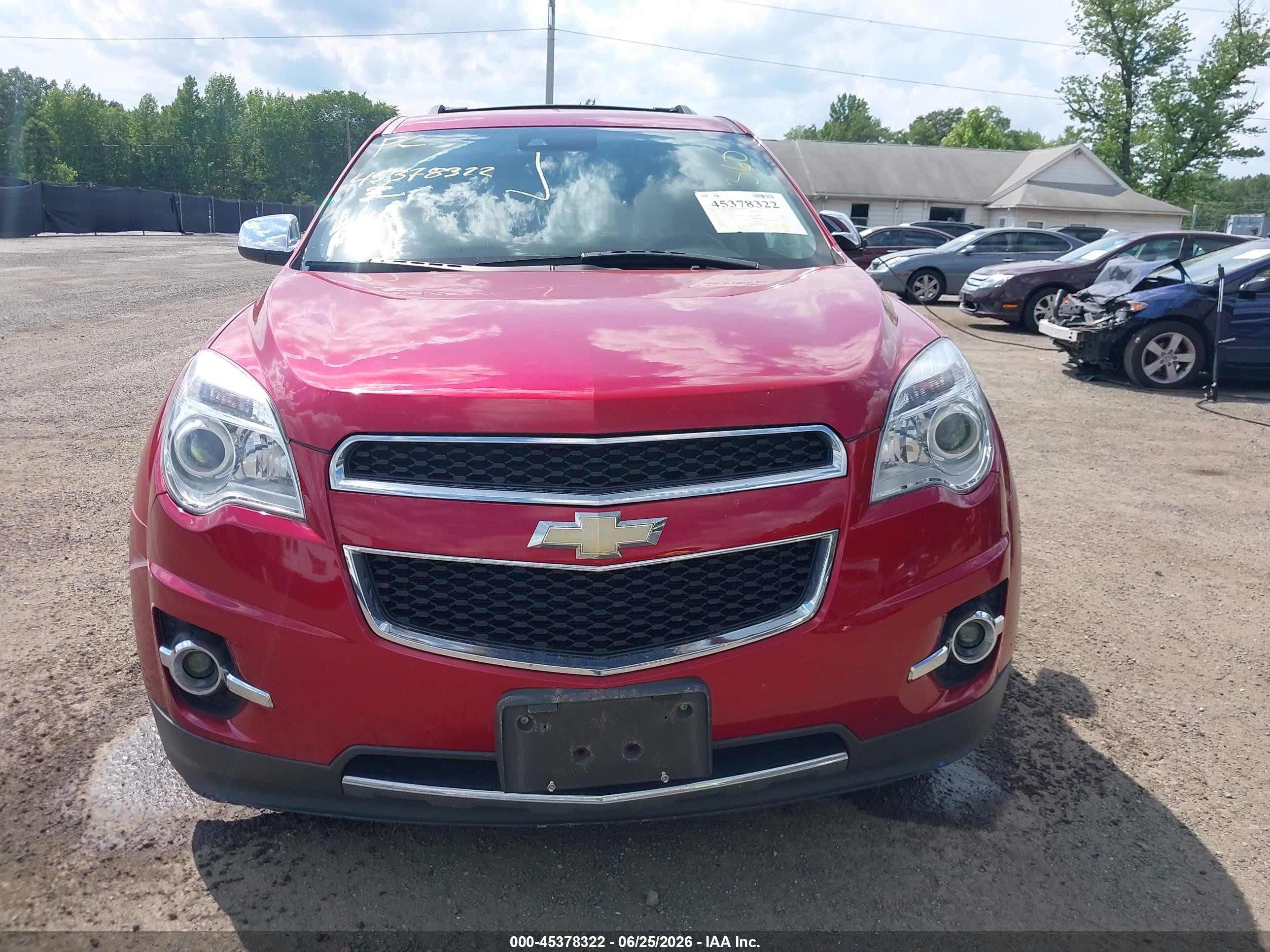 2014 Chevrolet Equinox Ltz Red vin: 2GNFLHE32E6350786