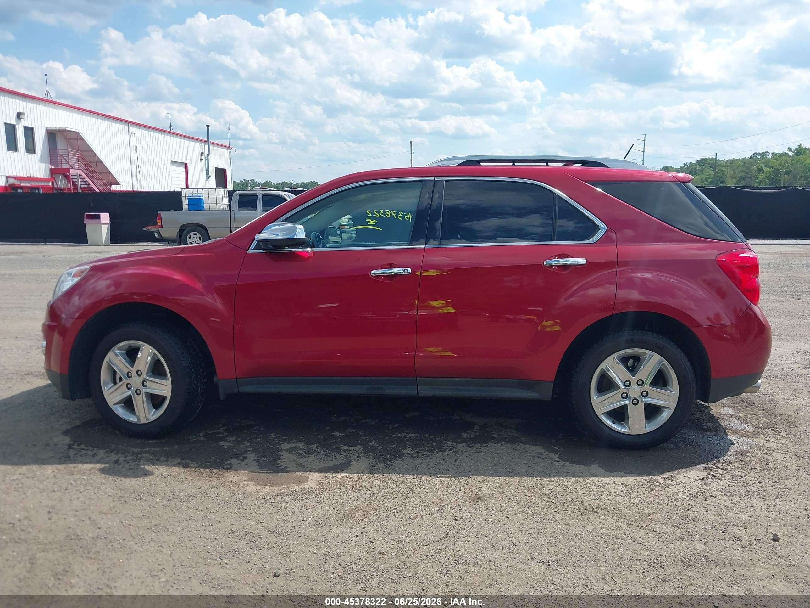 2014 Chevrolet Equinox Ltz Red vin: 2GNFLHE32E6350786