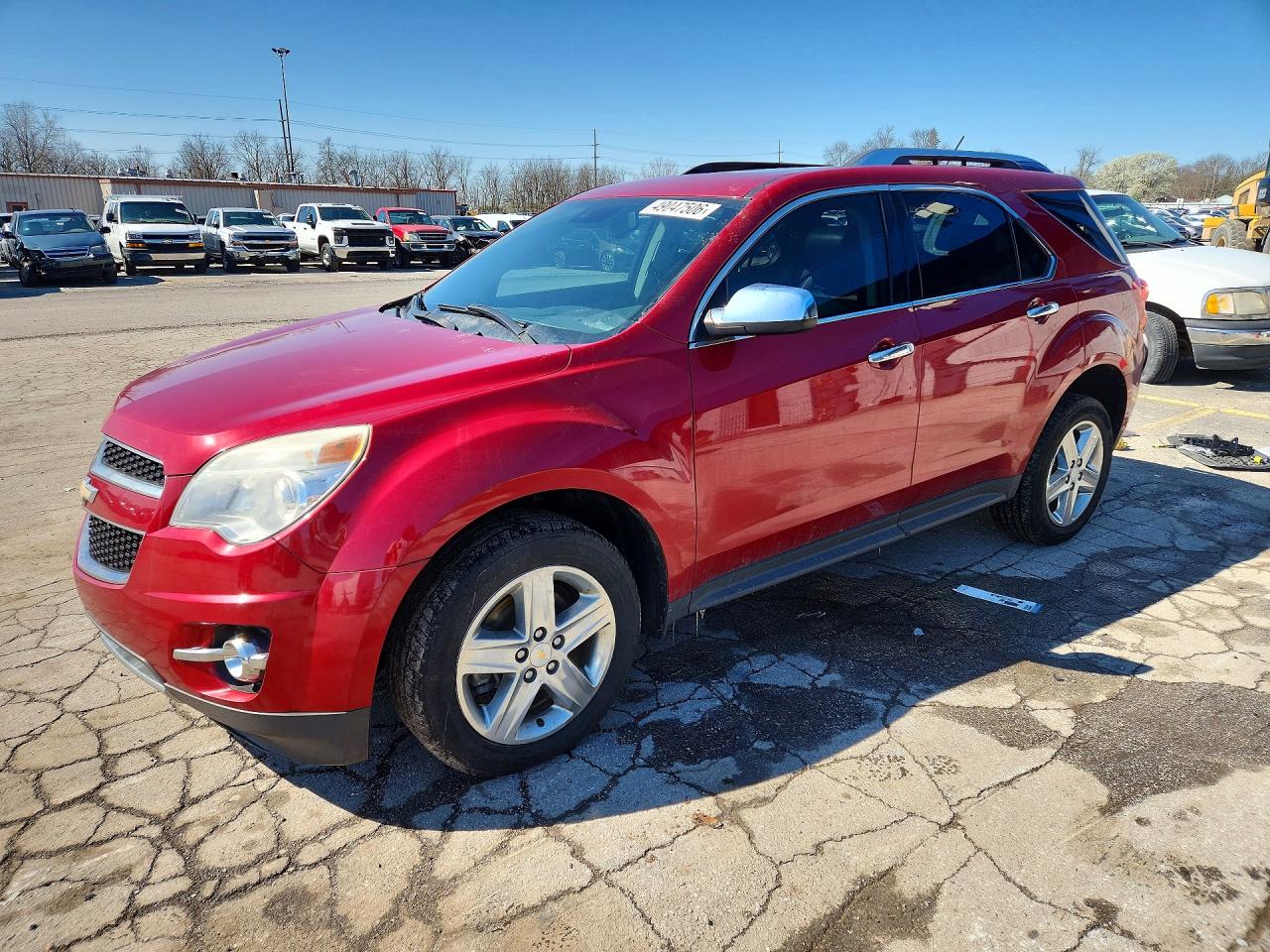 2015 Chevrolet Equinox Ltz Red vin: 2GNFLHE32F6341815