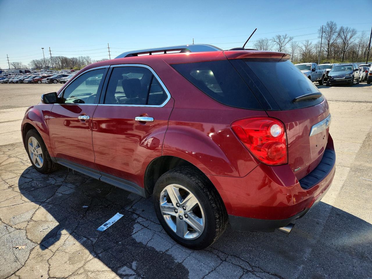 2015 Chevrolet Equinox Ltz Red vin: 2GNFLHE32F6341815