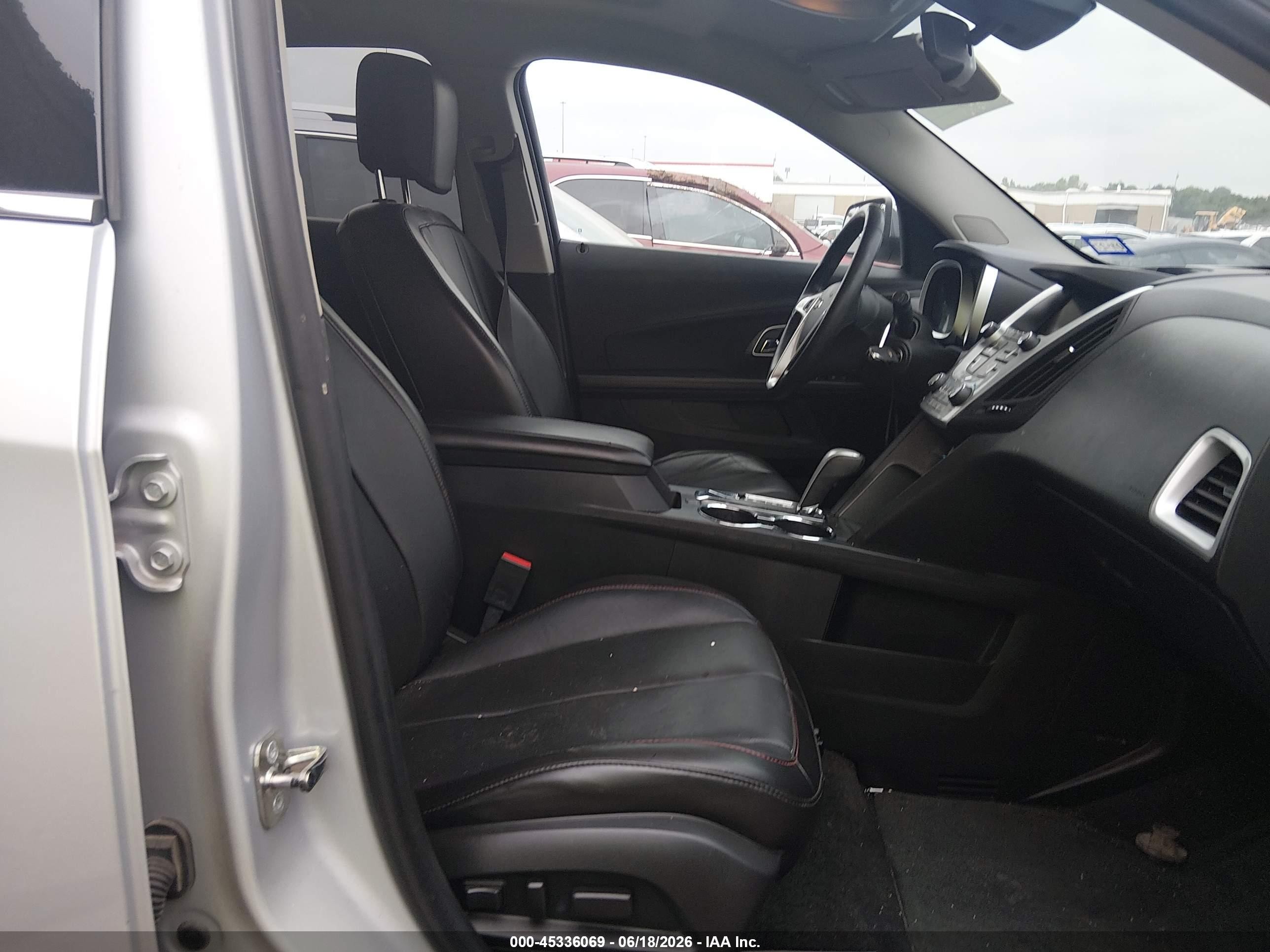 2015 Chevrolet Equinox Ltz Silver vin: 2GNFLHE33F6287277