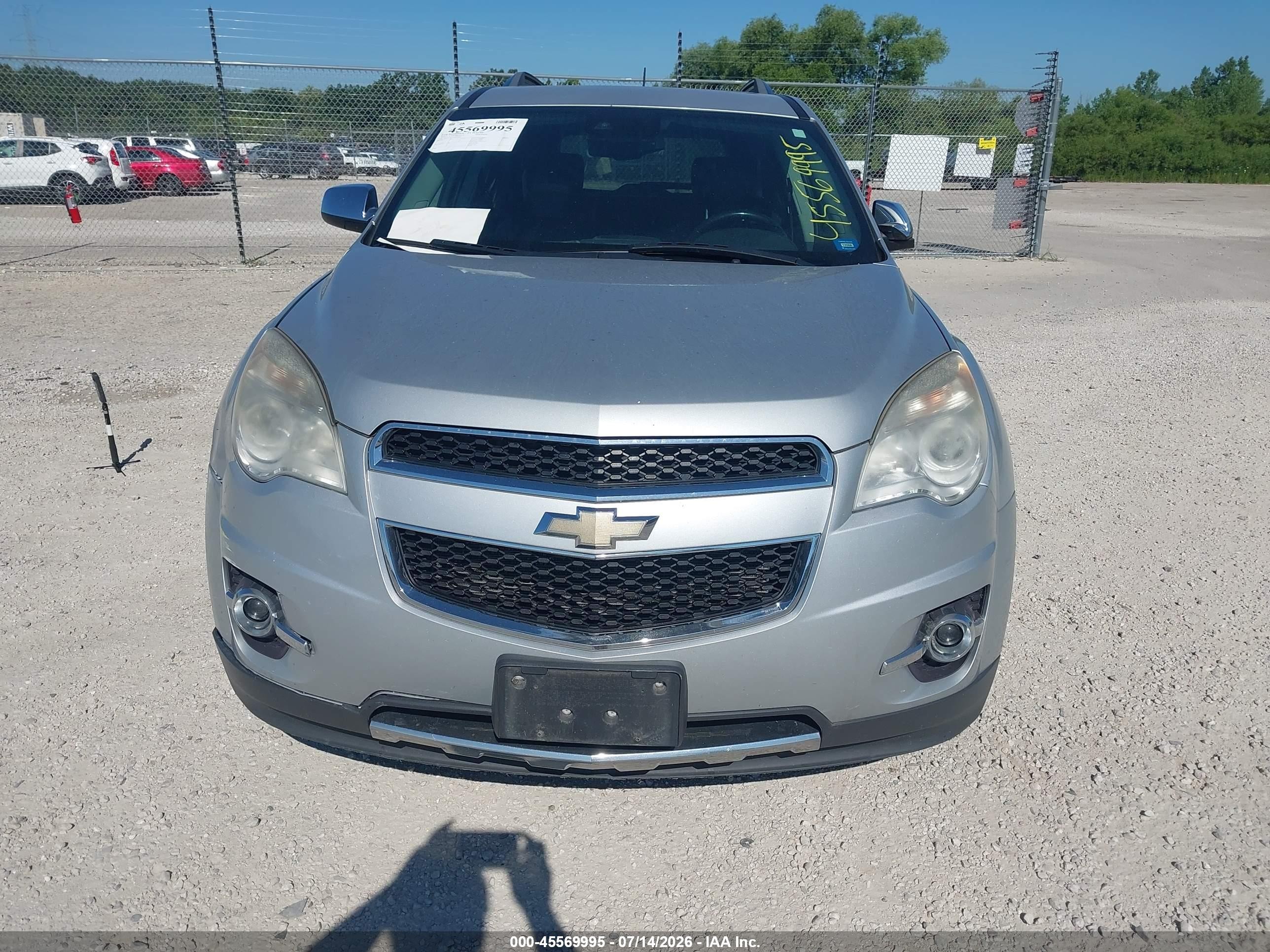 2015 Chevrolet Equinox Ltz Silver vin: 2GNFLHE33F6300352