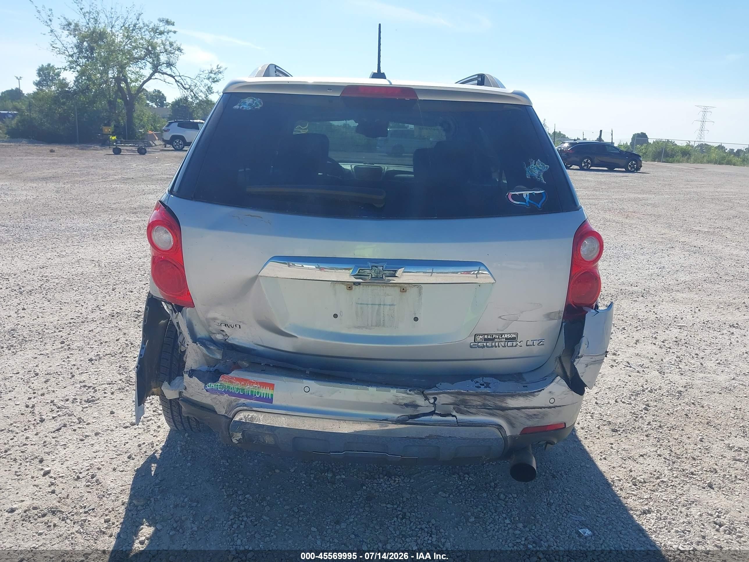 2015 Chevrolet Equinox Ltz Silver vin: 2GNFLHE33F6300352