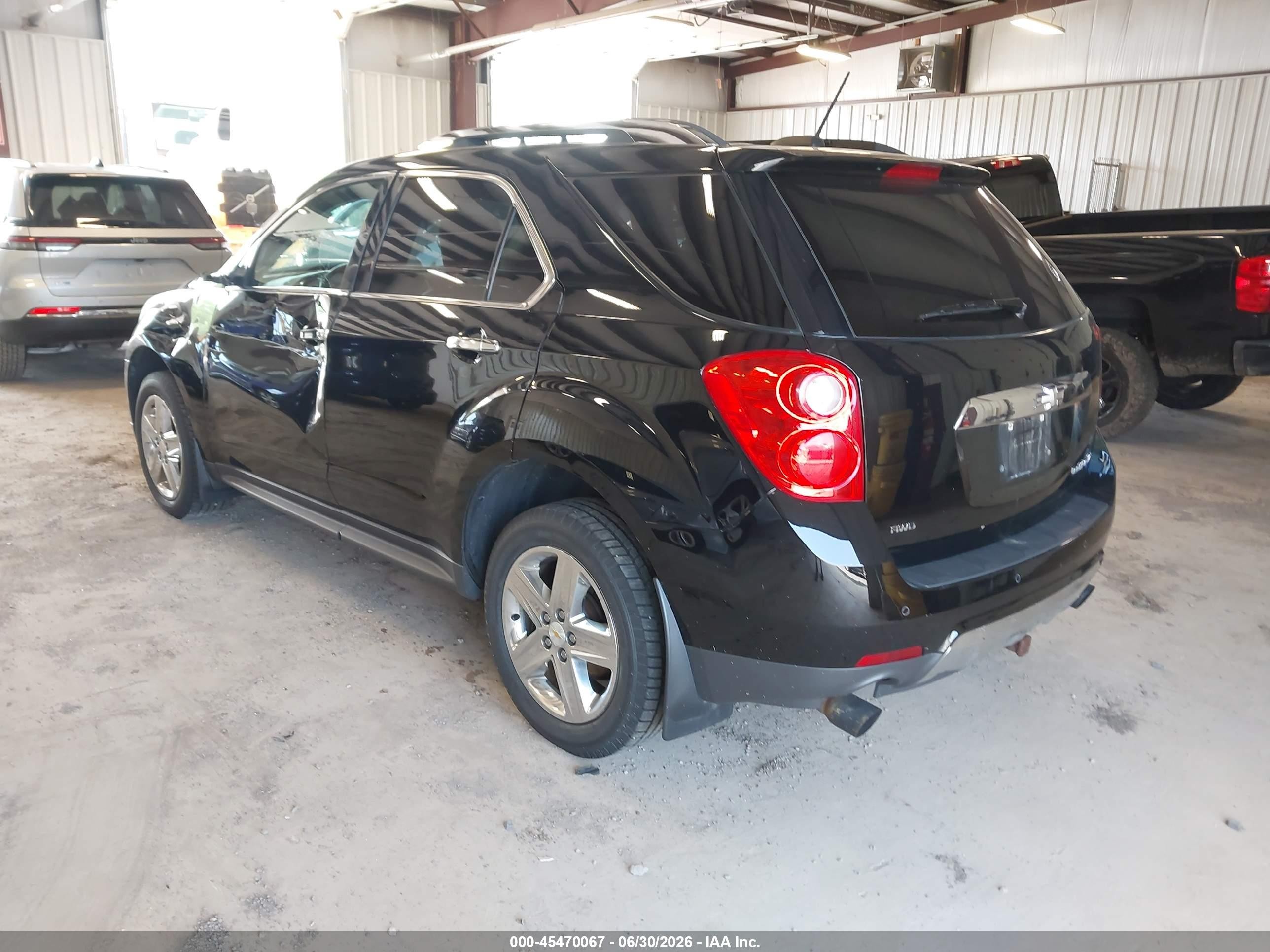 2015 Chevrolet Equinox Ltz Black vin: 2GNFLHE33F6412410