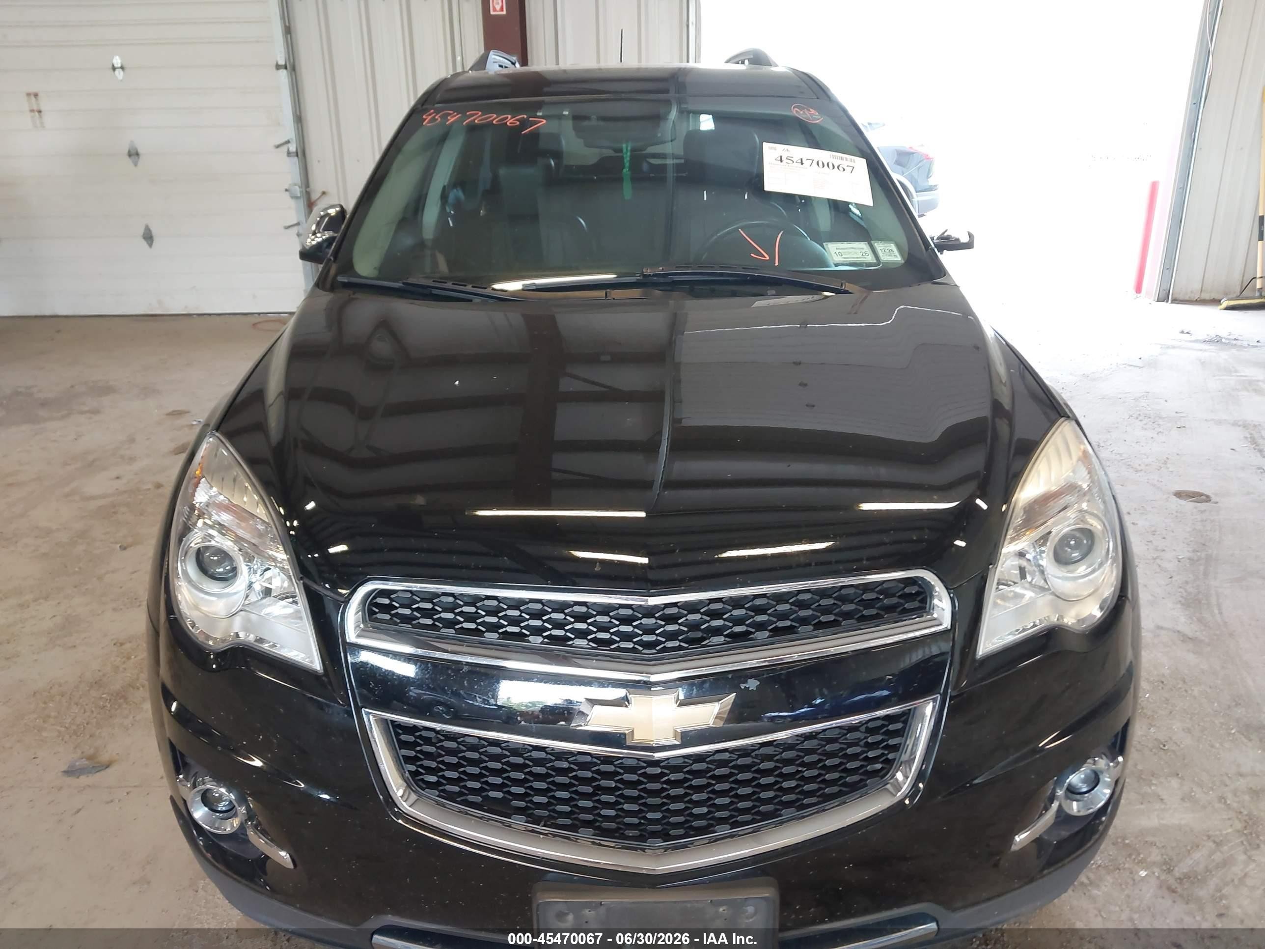 2015 Chevrolet Equinox Ltz Black vin: 2GNFLHE33F6412410