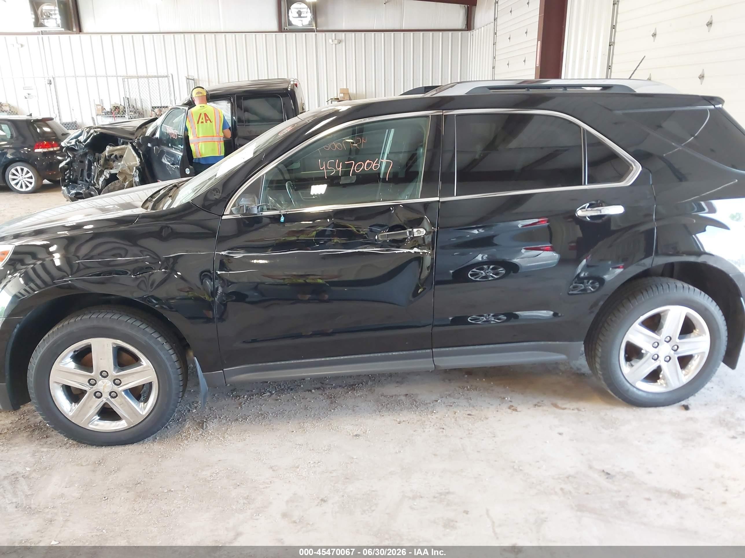 2015 Chevrolet Equinox Ltz Black vin: 2GNFLHE33F6412410