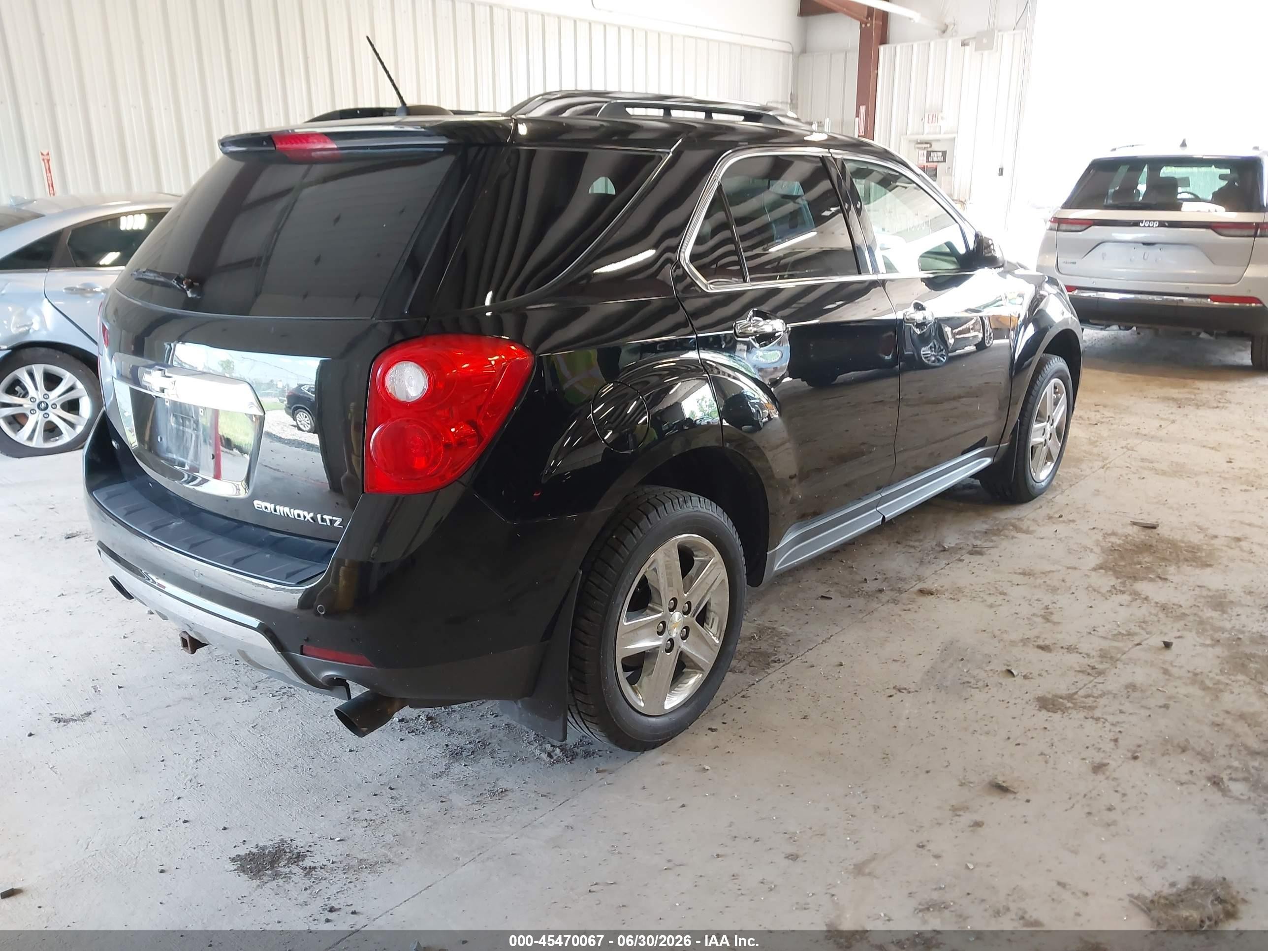 2015 Chevrolet Equinox Ltz Black vin: 2GNFLHE33F6412410