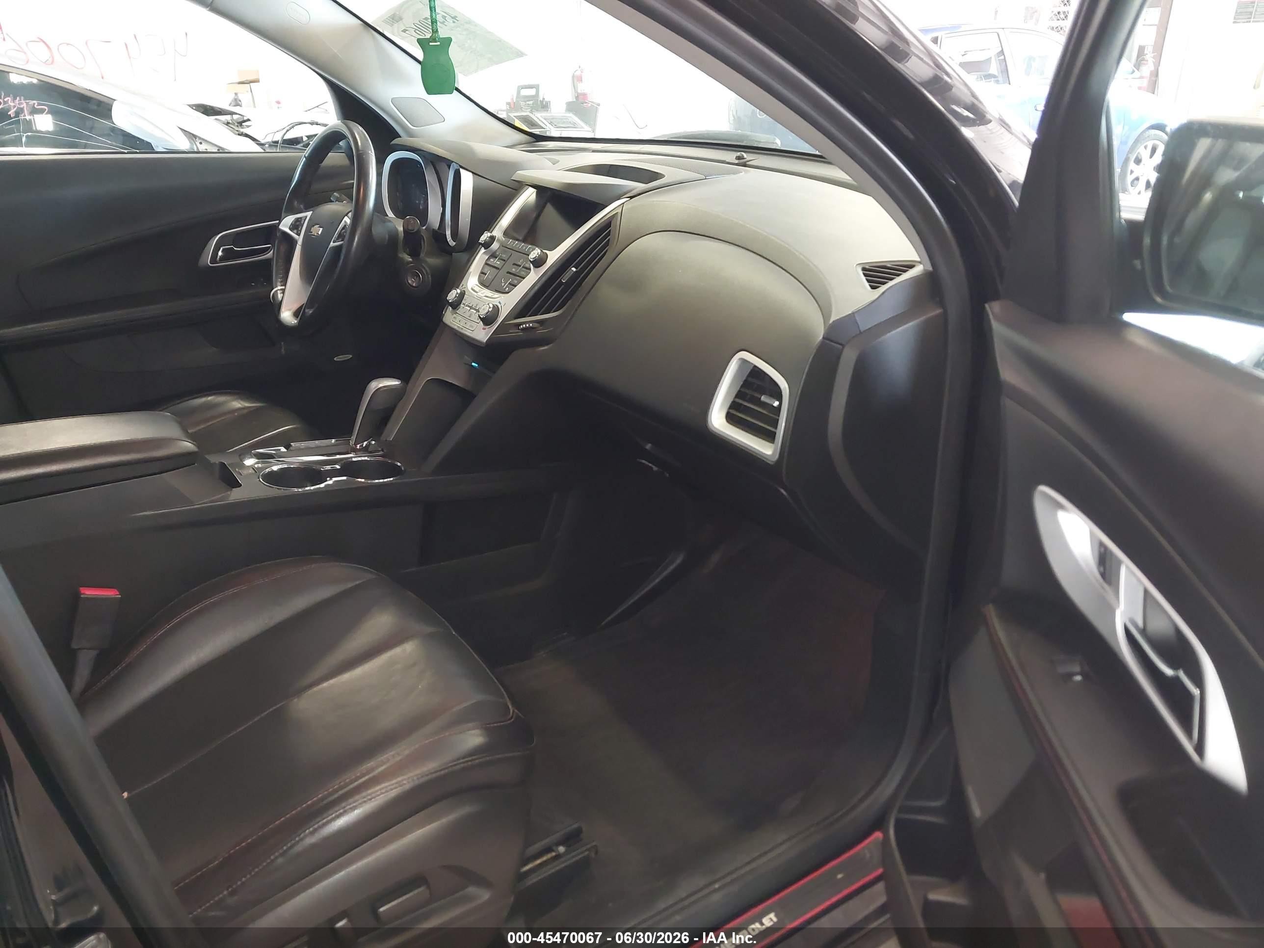 2015 Chevrolet Equinox Ltz Black vin: 2GNFLHE33F6412410
