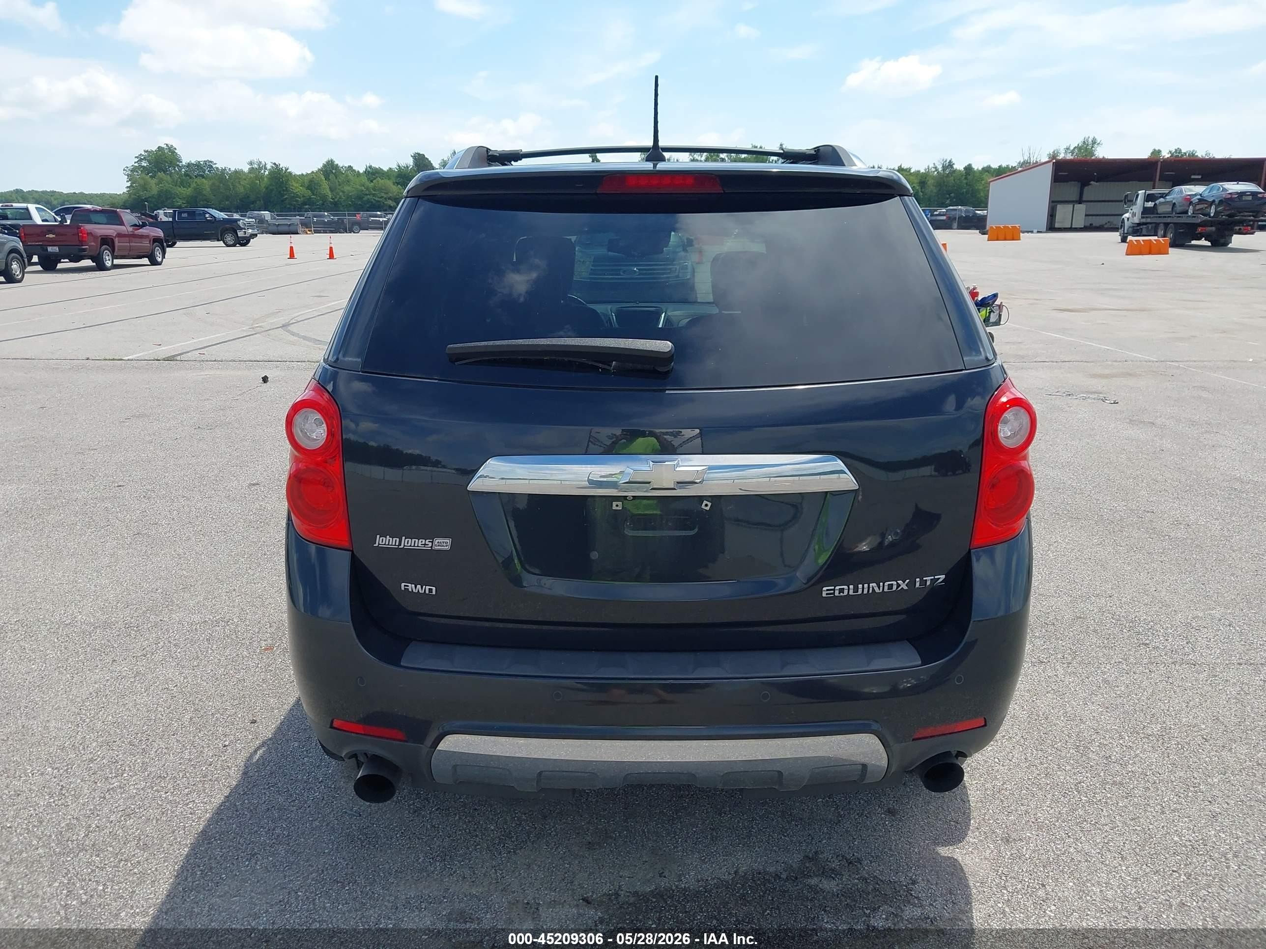 2014 Chevrolet Equinox Ltz Black vin: 2GNFLHE35E6349020