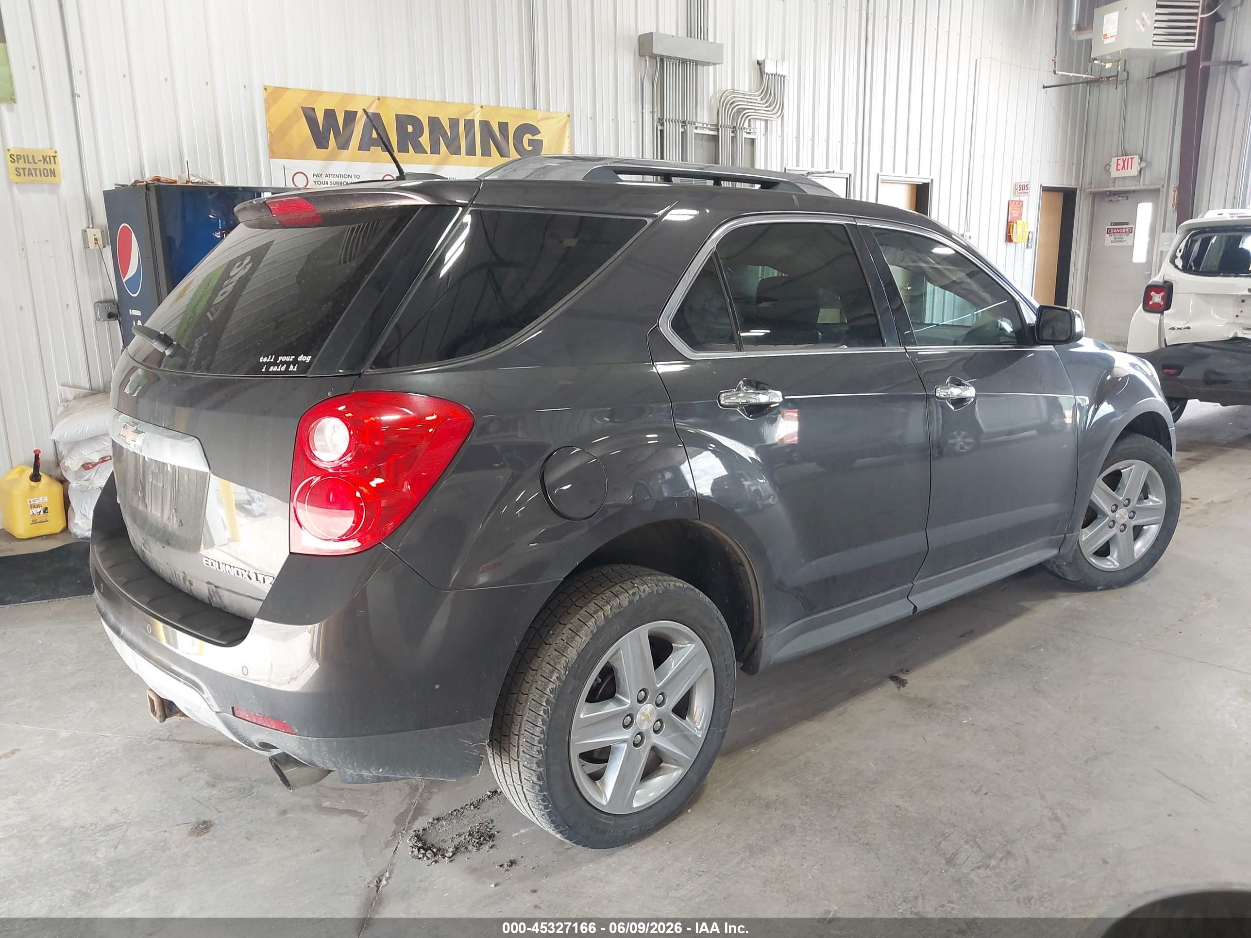 2015 Chevrolet Equinox Ltz Black vin: 2GNFLHE36F6330347