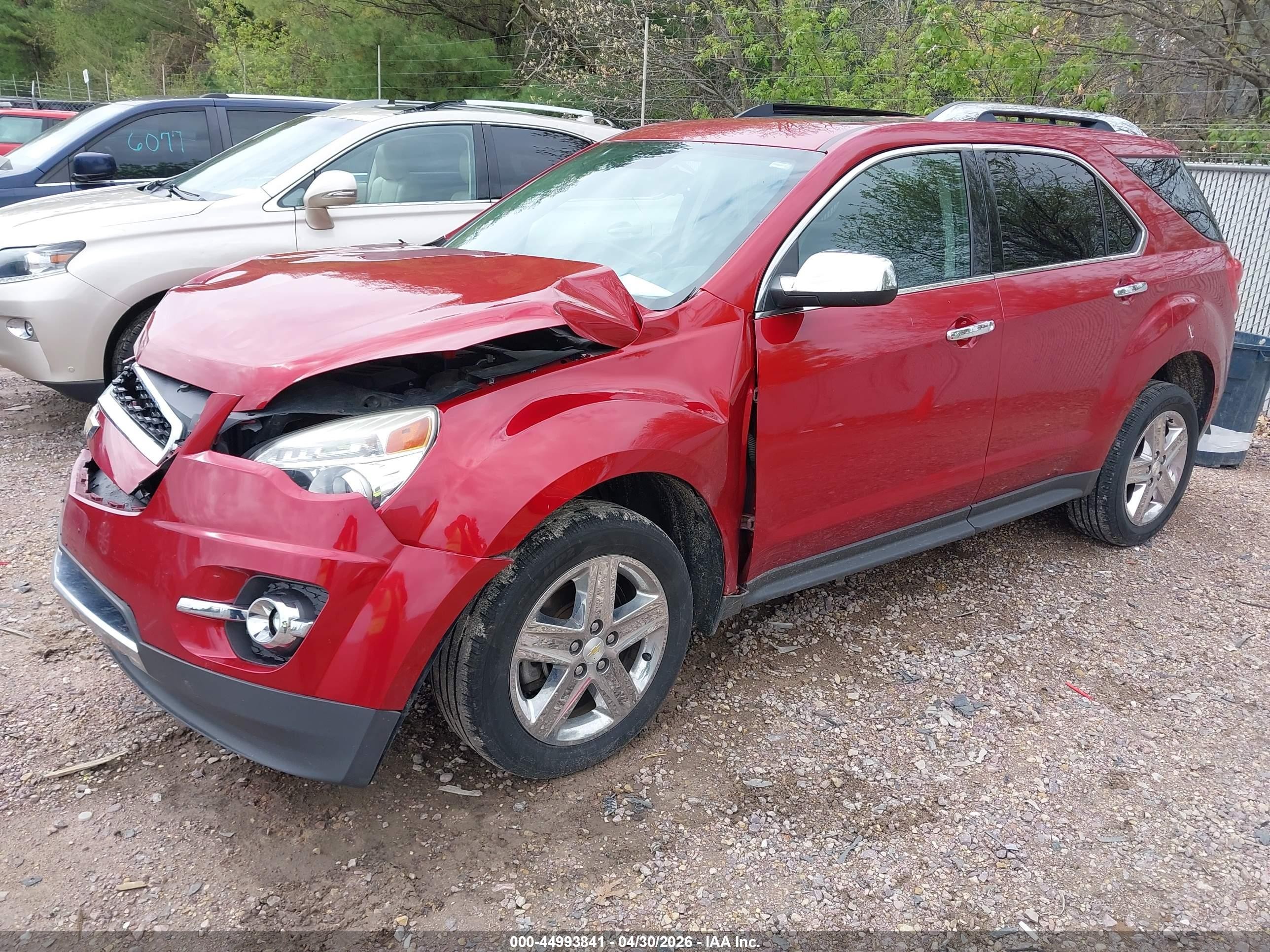 2015 Chevrolet Equinox Ltz Красный vin: 2GNFLHE36F6331126