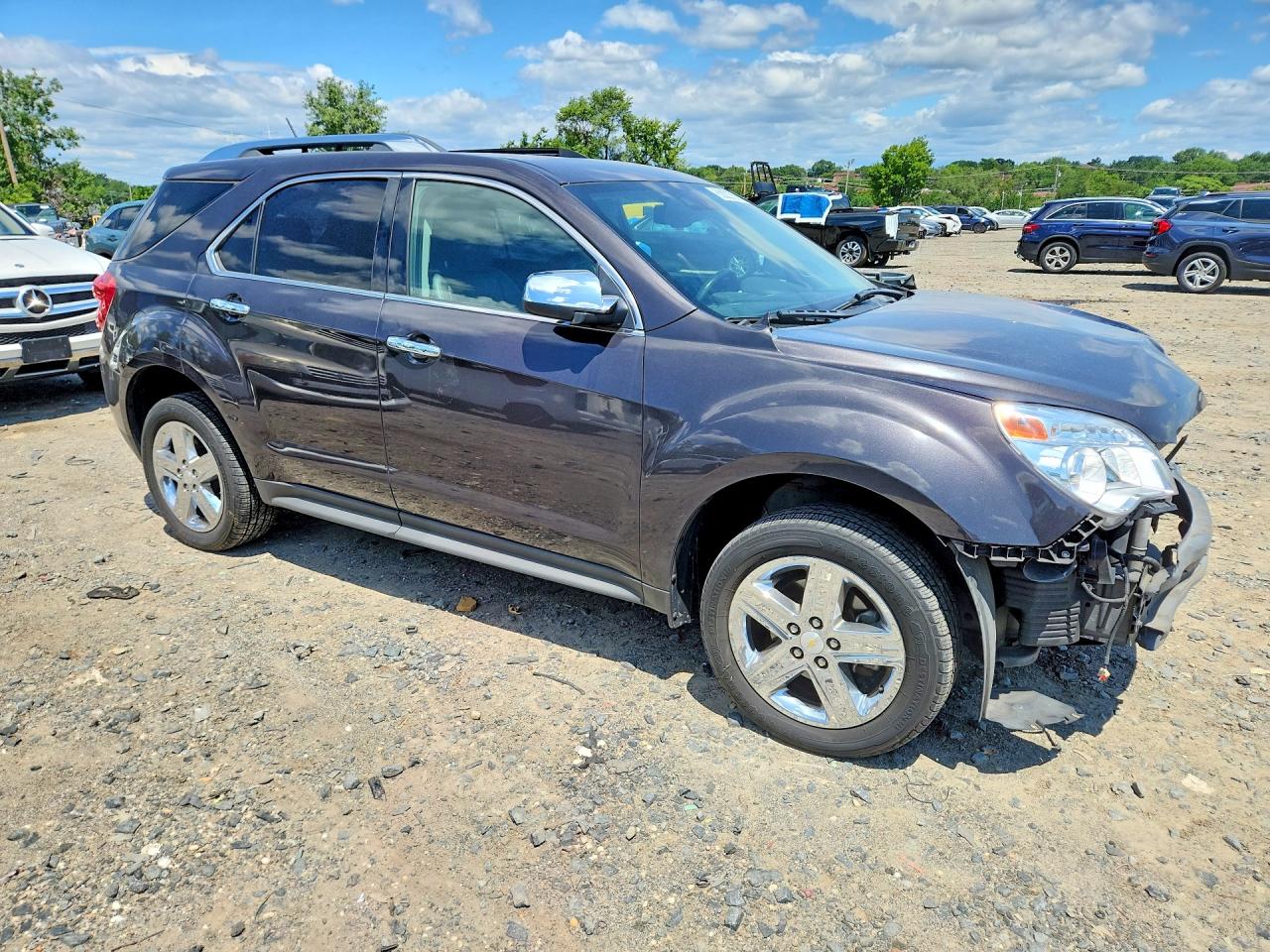 2015 Chevrolet Equinox Ltz Charcoal vin: 2GNFLHE37F6147300