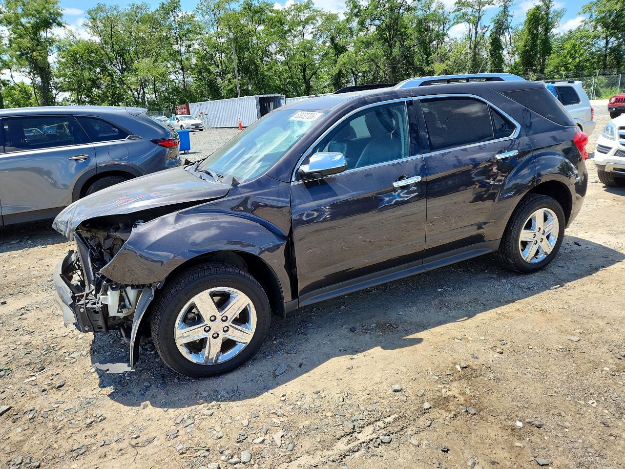 2015 Chevrolet Equinox Ltz Charcoal vin: 2GNFLHE37F6147300