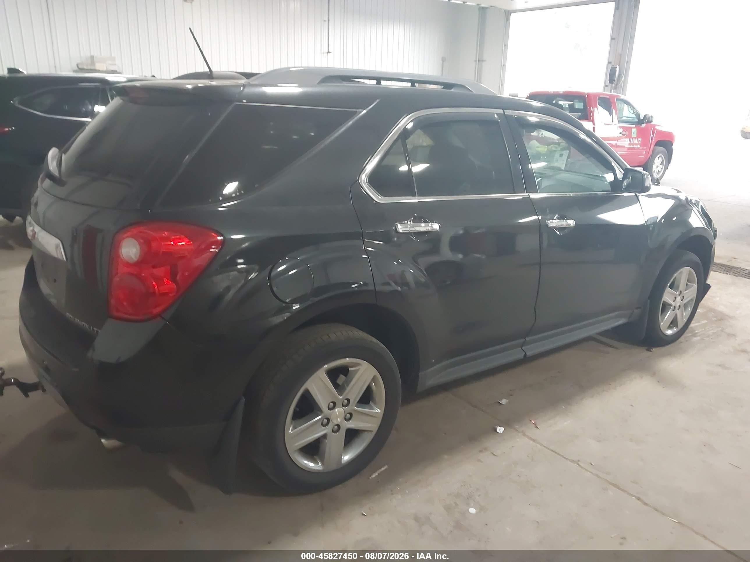 2015 Chevrolet Equinox Ltz Black vin: 2GNFLHE37F6159818