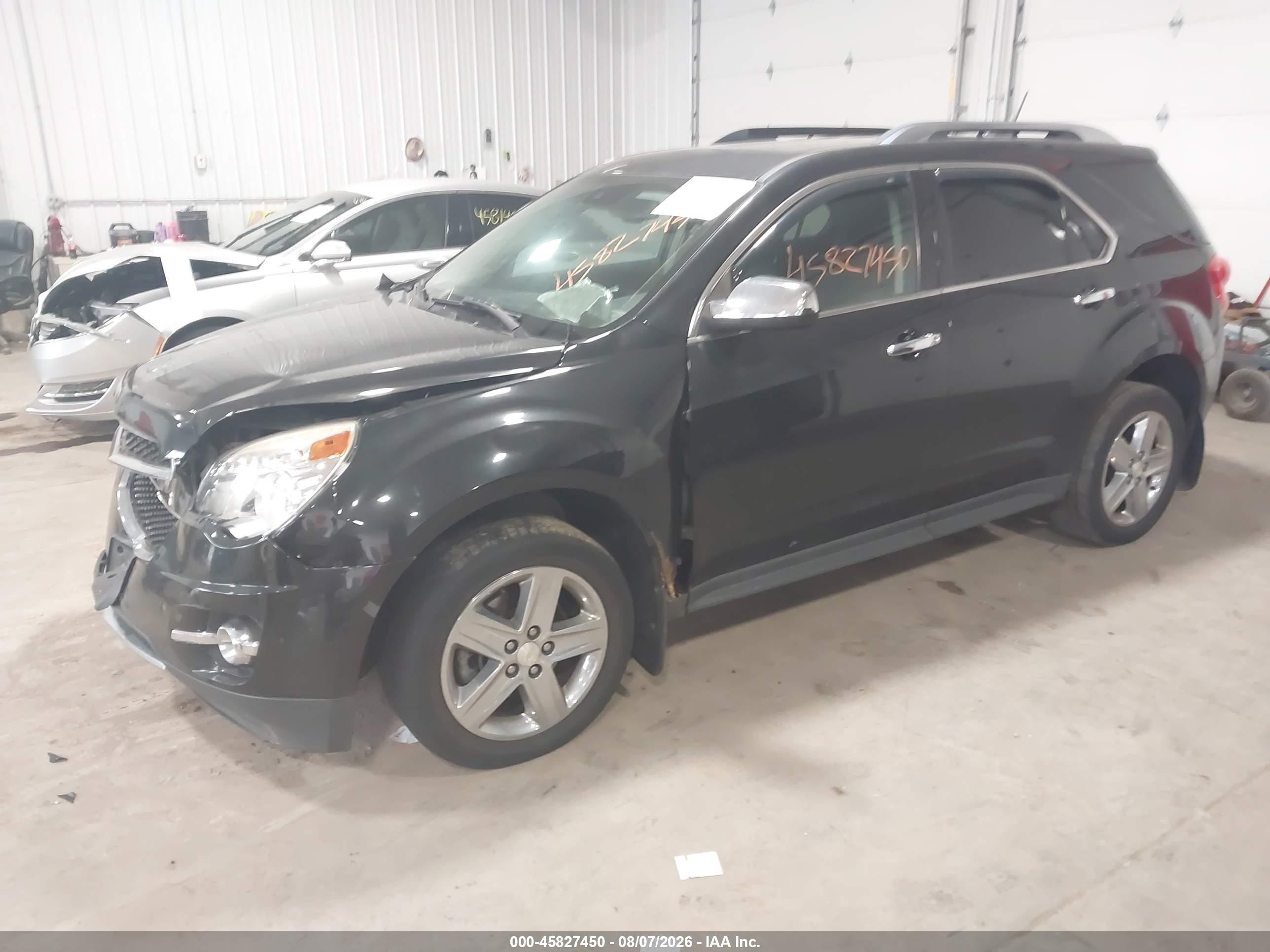 2015 Chevrolet Equinox Ltz Black vin: 2GNFLHE37F6159818