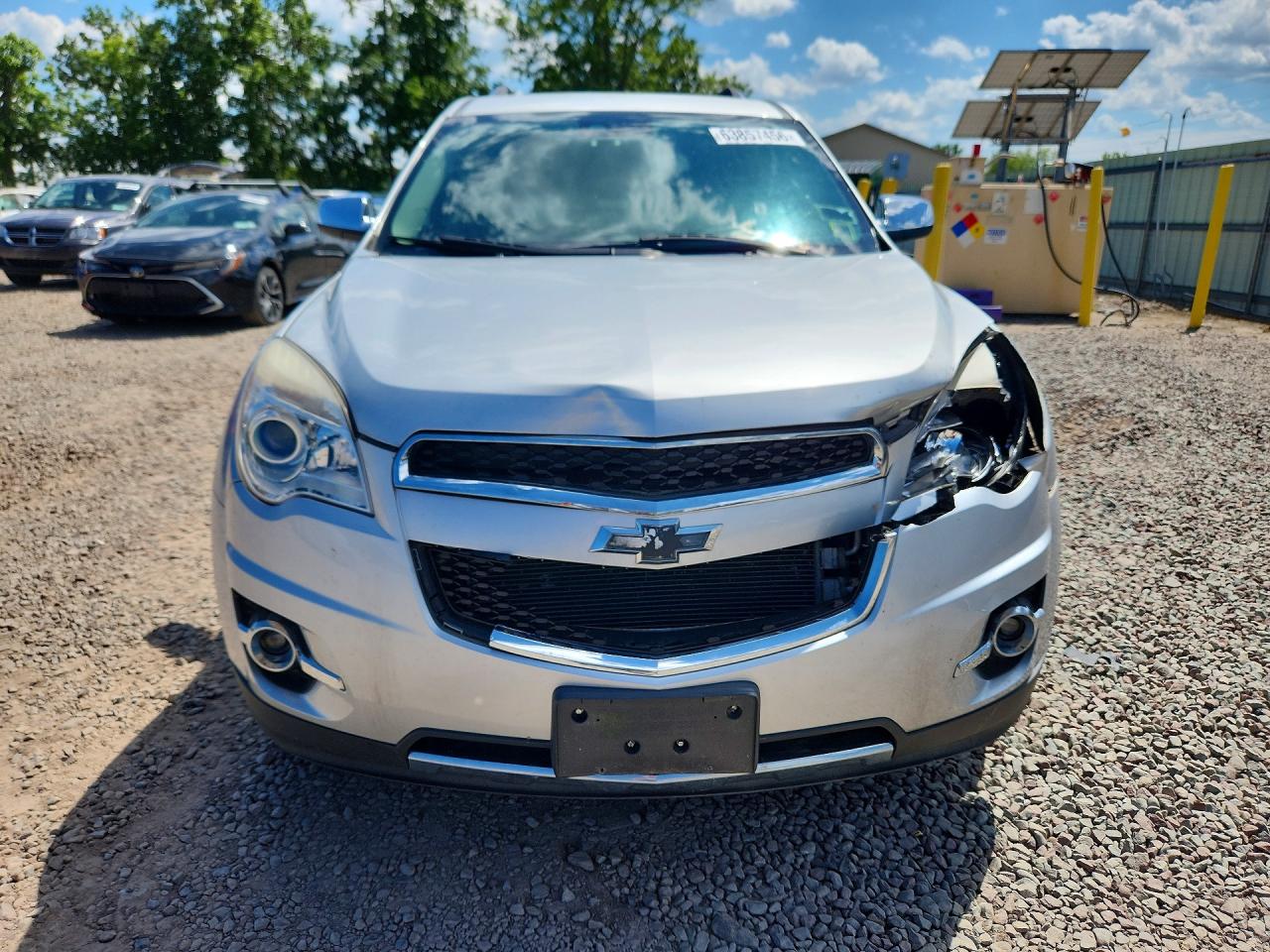 2015 Chevrolet Equinox Ltz Silver vin: 2GNFLHE37F6239538