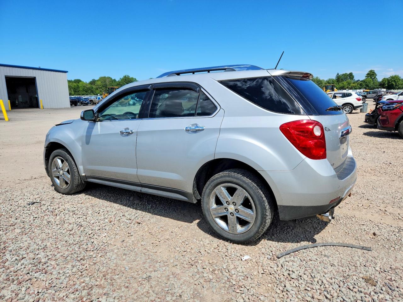 2015 Chevrolet Equinox Ltz Silver vin: 2GNFLHE37F6239538