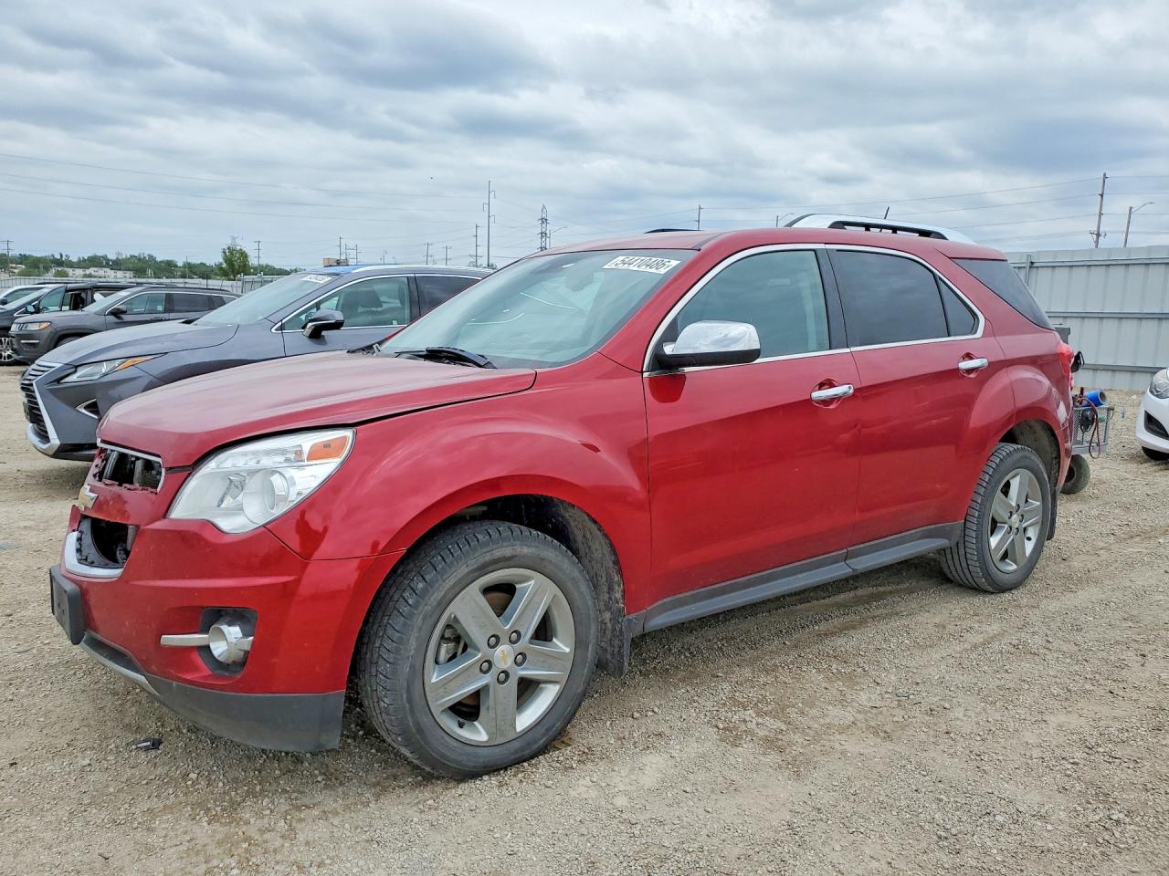 2014 Chevrolet Equinox Ltz Red vin: 2GNFLHE39E6296757