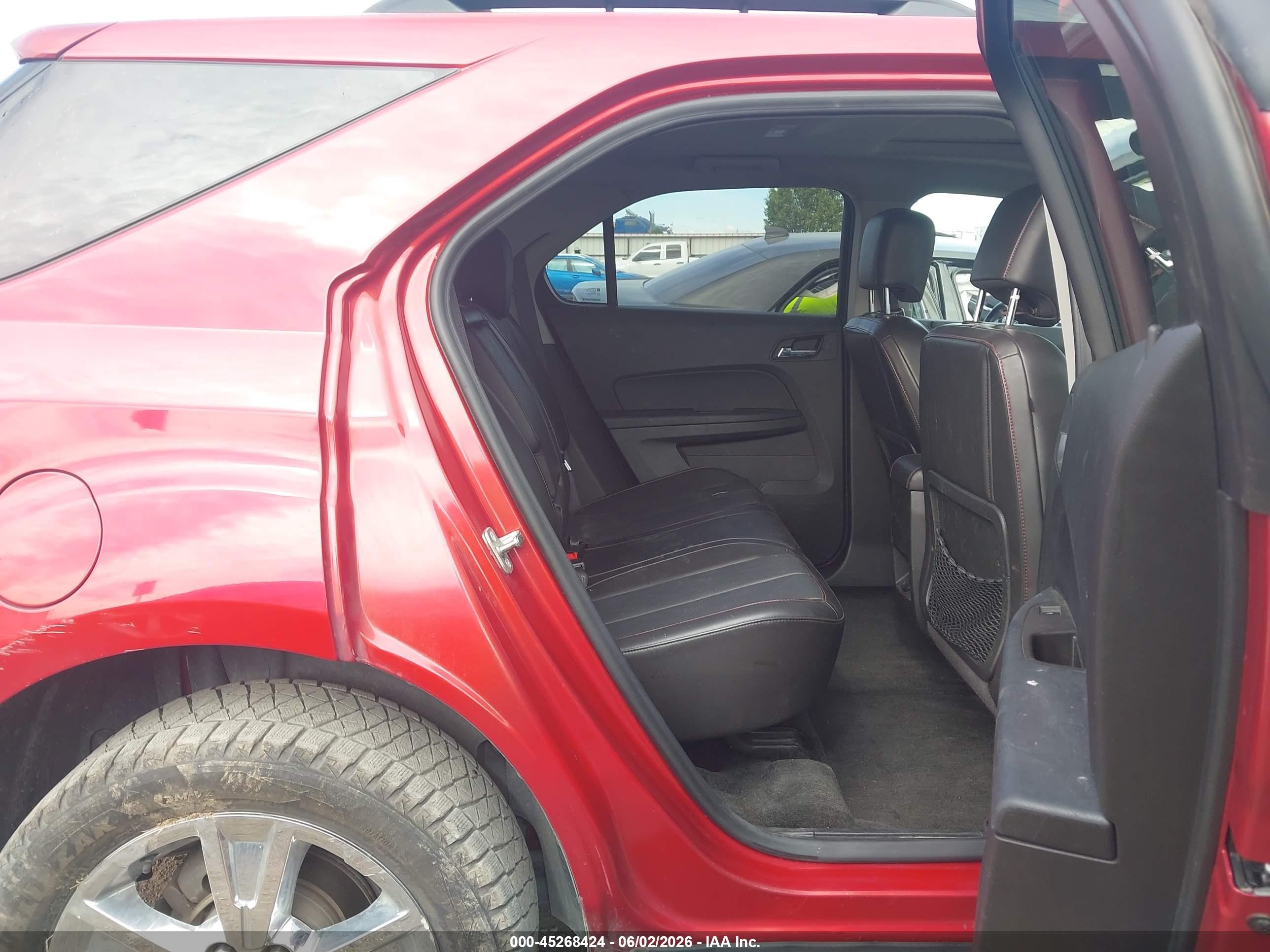 2015 Chevrolet Equinox Ltz Red vin: 2GNFLHE39F6226483