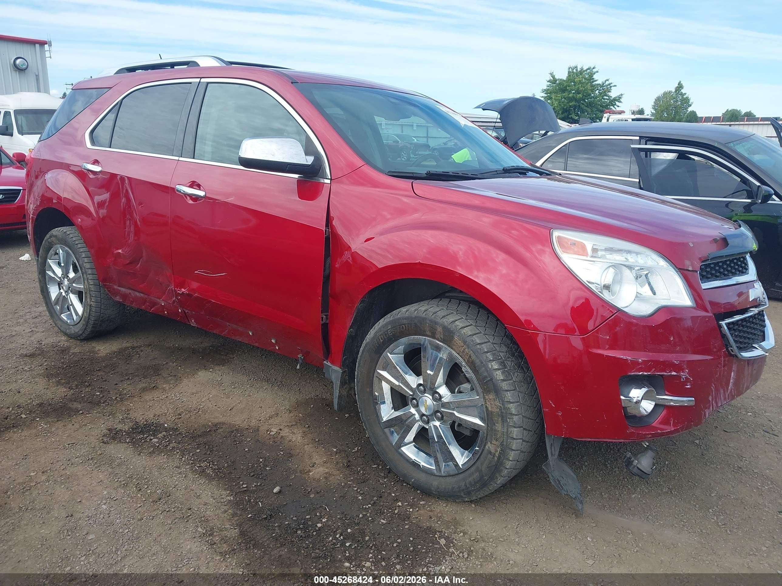 2015 Chevrolet Equinox Ltz Red vin: 2GNFLHE39F6226483