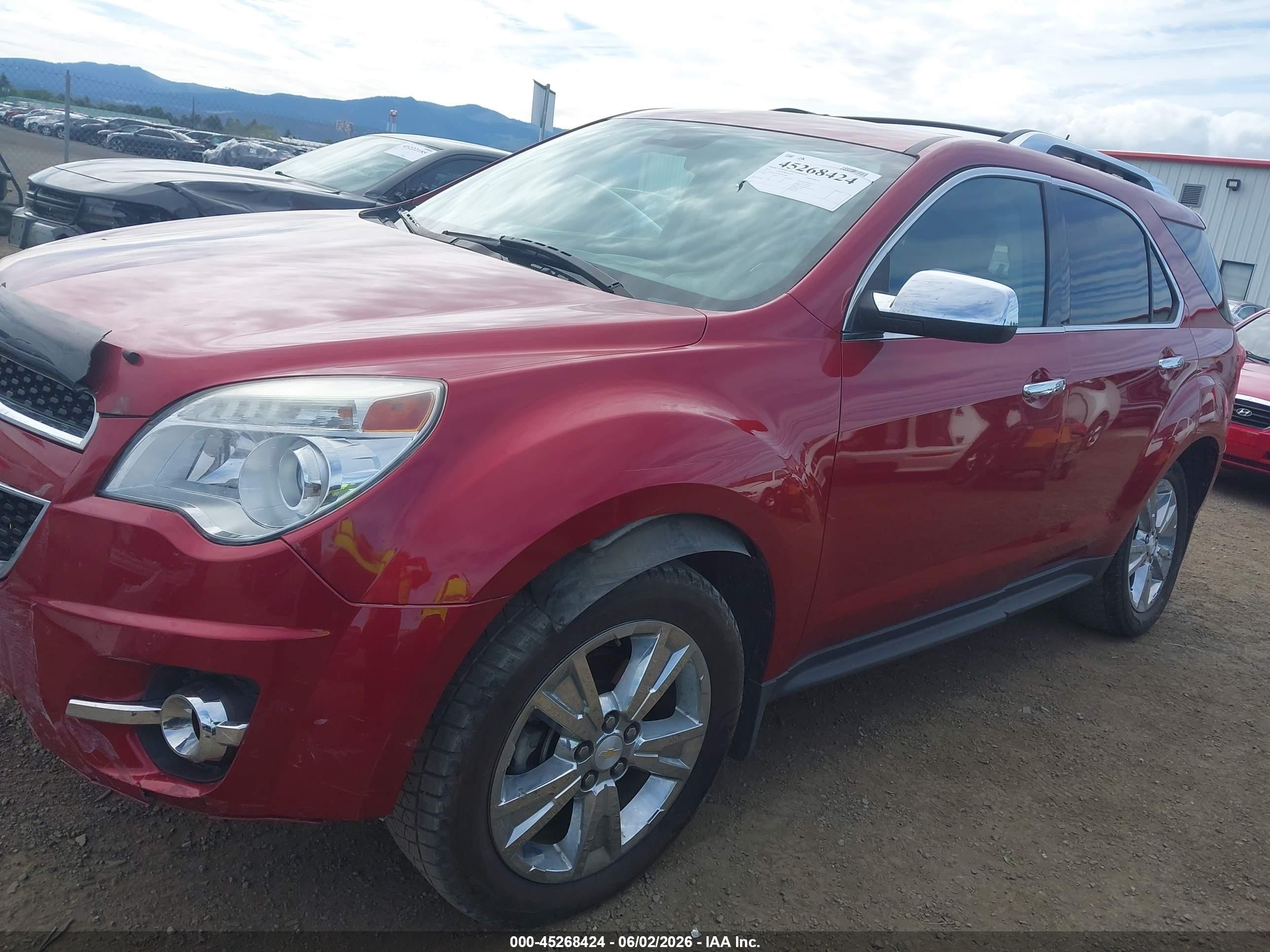 2015 Chevrolet Equinox Ltz Red vin: 2GNFLHE39F6226483