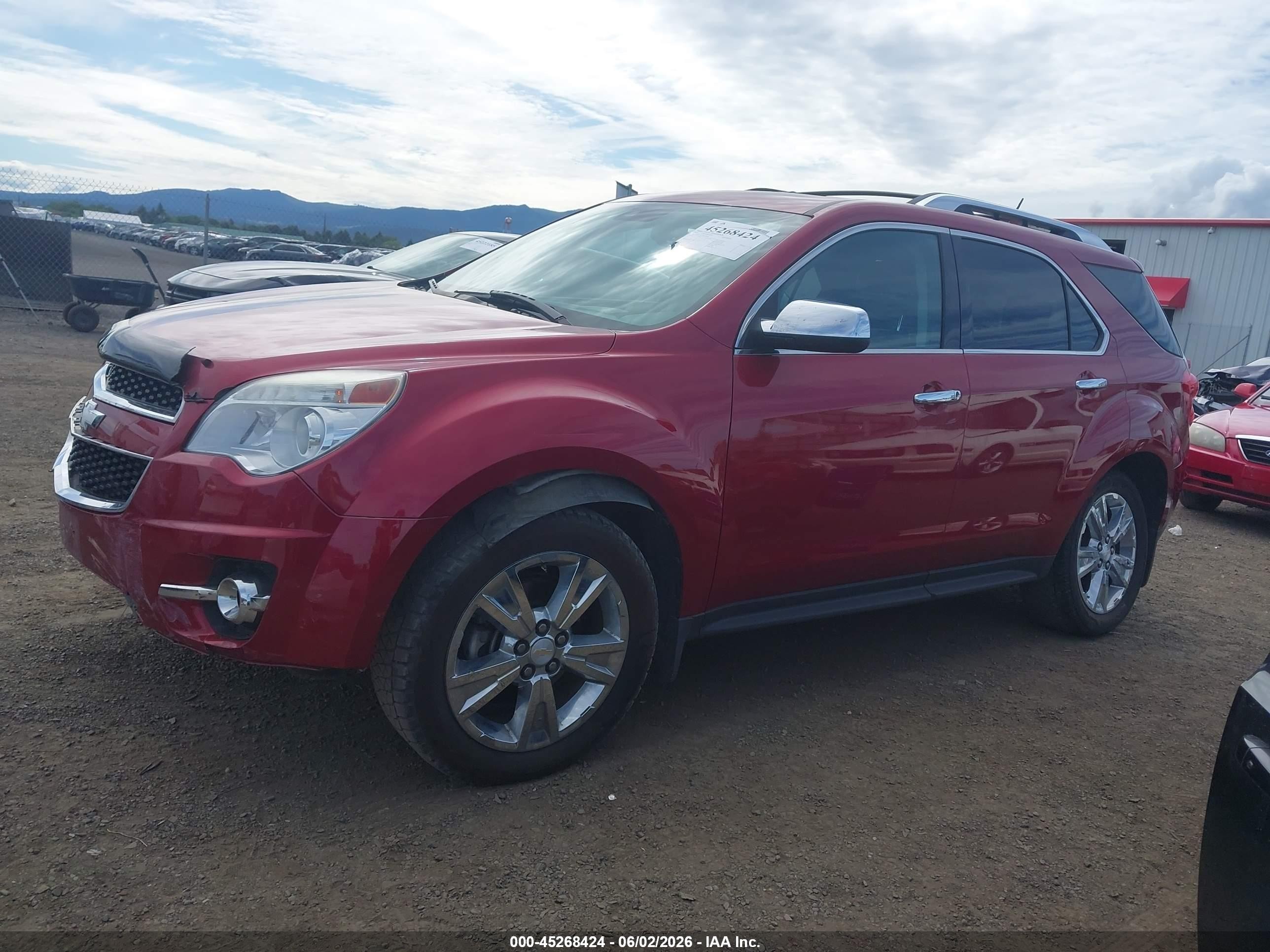 2015 Chevrolet Equinox Ltz Red vin: 2GNFLHE39F6226483