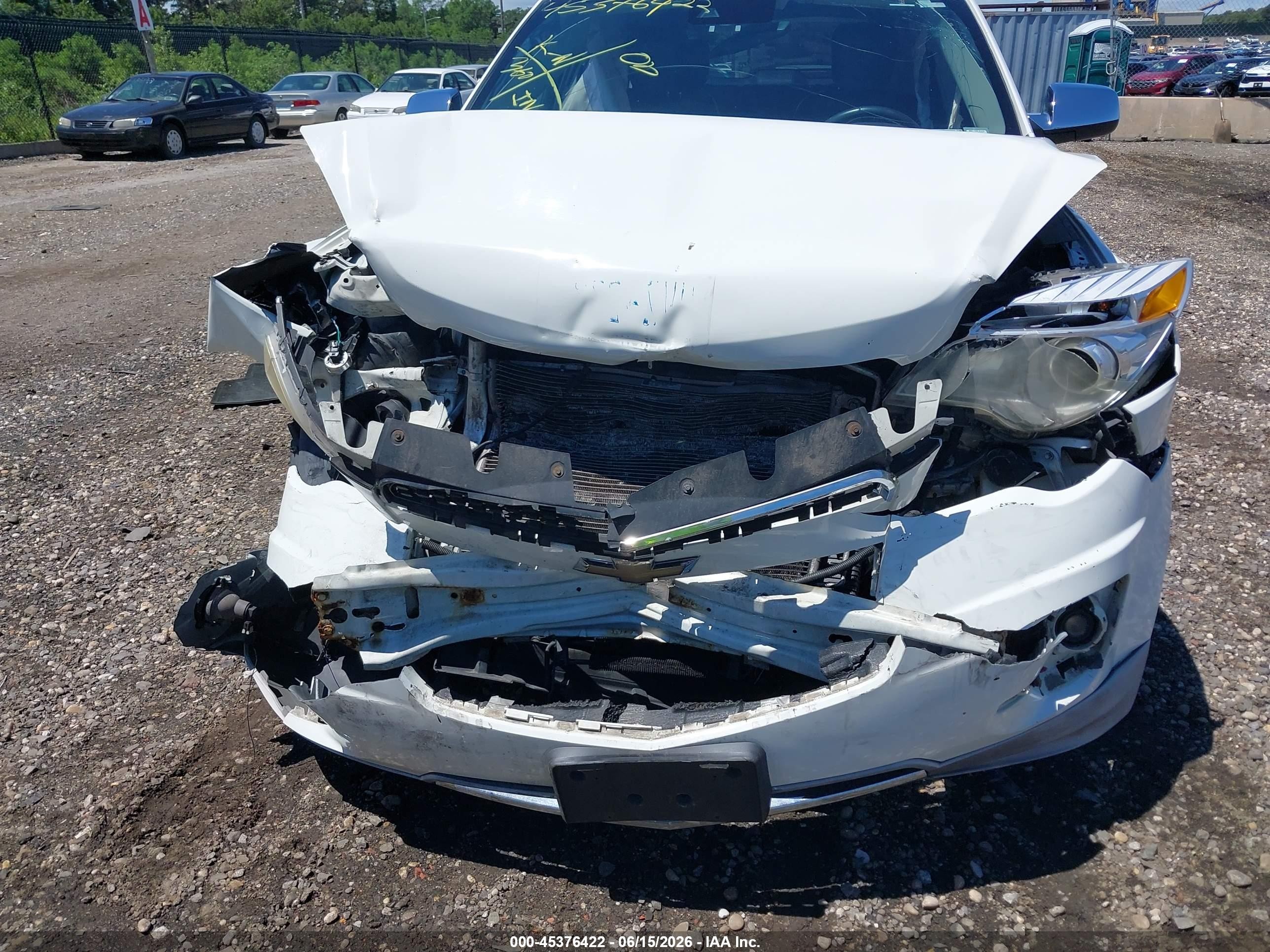 2015 Chevrolet Equinox Ltz White vin: 2GNFLHE39F6295741