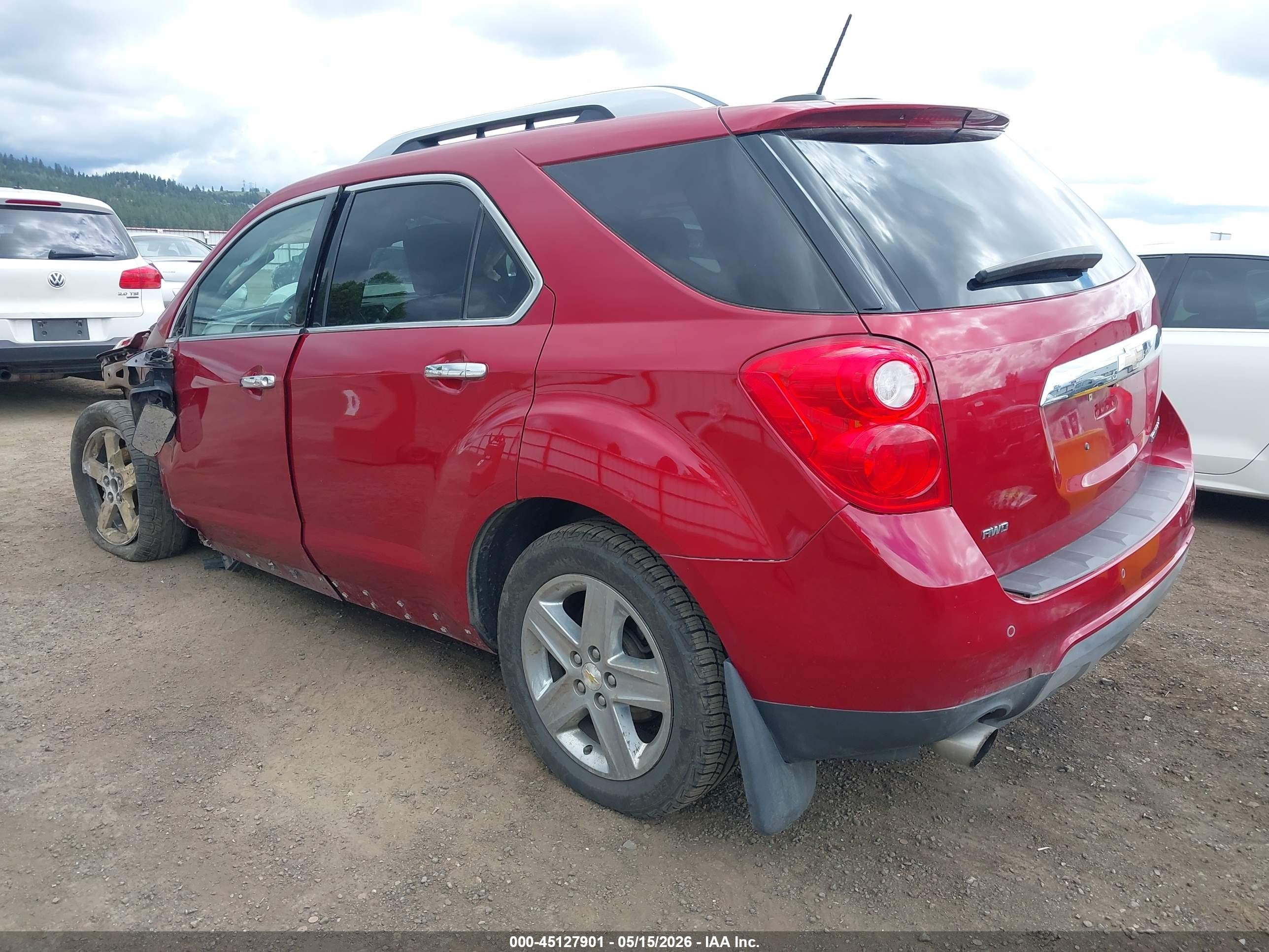 2015 Chevrolet Equinox Ltz Red vin: 2GNFLHE39F6339043