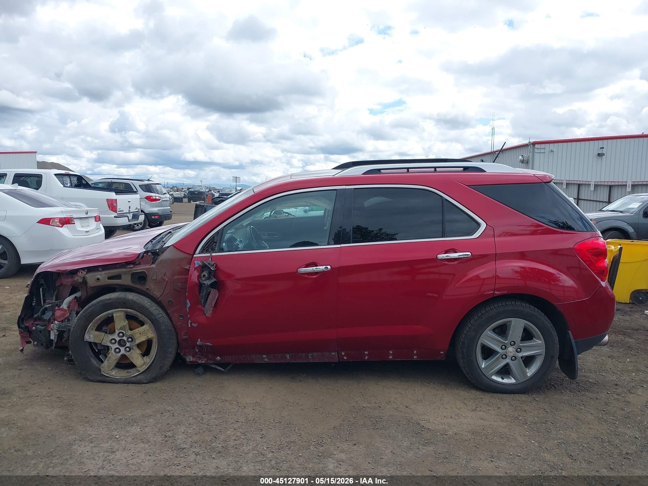 2015 Chevrolet Equinox Ltz Red vin: 2GNFLHE39F6339043