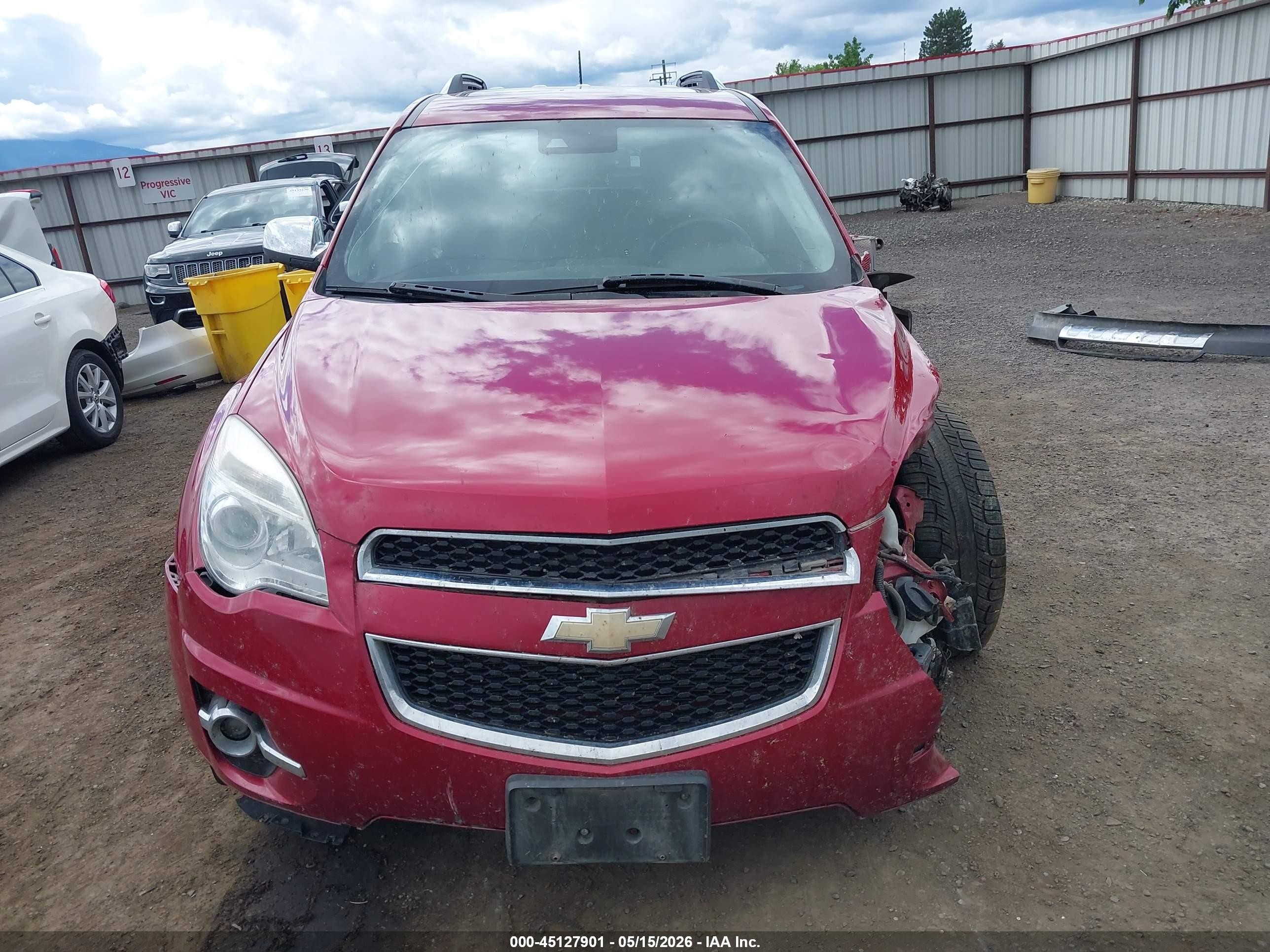 2015 Chevrolet Equinox Ltz Red vin: 2GNFLHE39F6339043