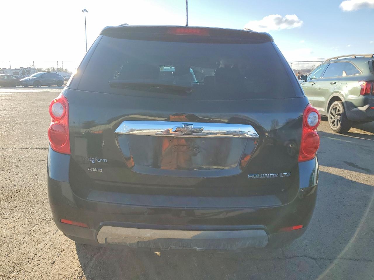 2015 Chevrolet Equinox Ltz Black vin: 2GNFLHEK0F6233538