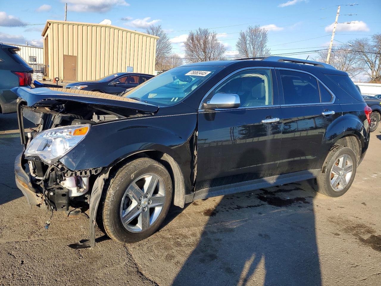 2015 Chevrolet Equinox Ltz Black vin: 2GNFLHEK0F6233538