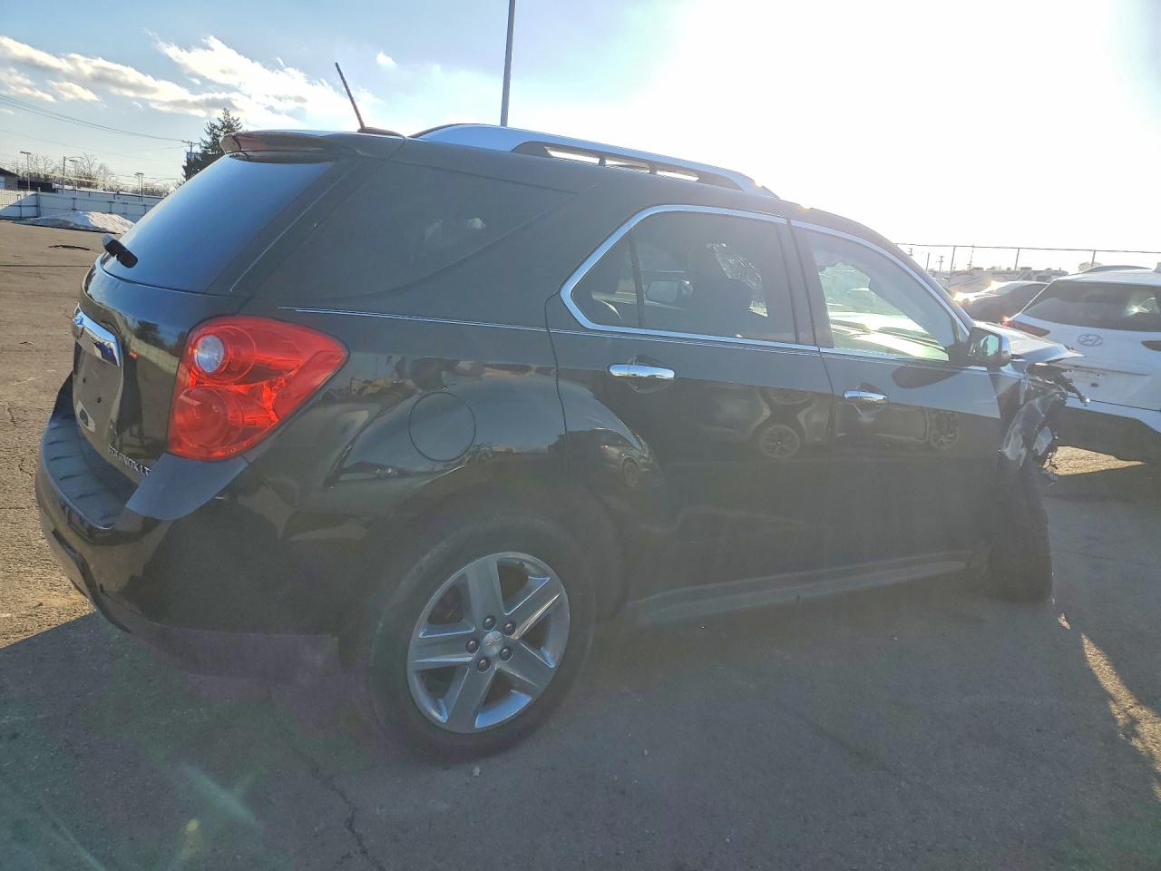 2015 Chevrolet Equinox Ltz Black vin: 2GNFLHEK0F6233538