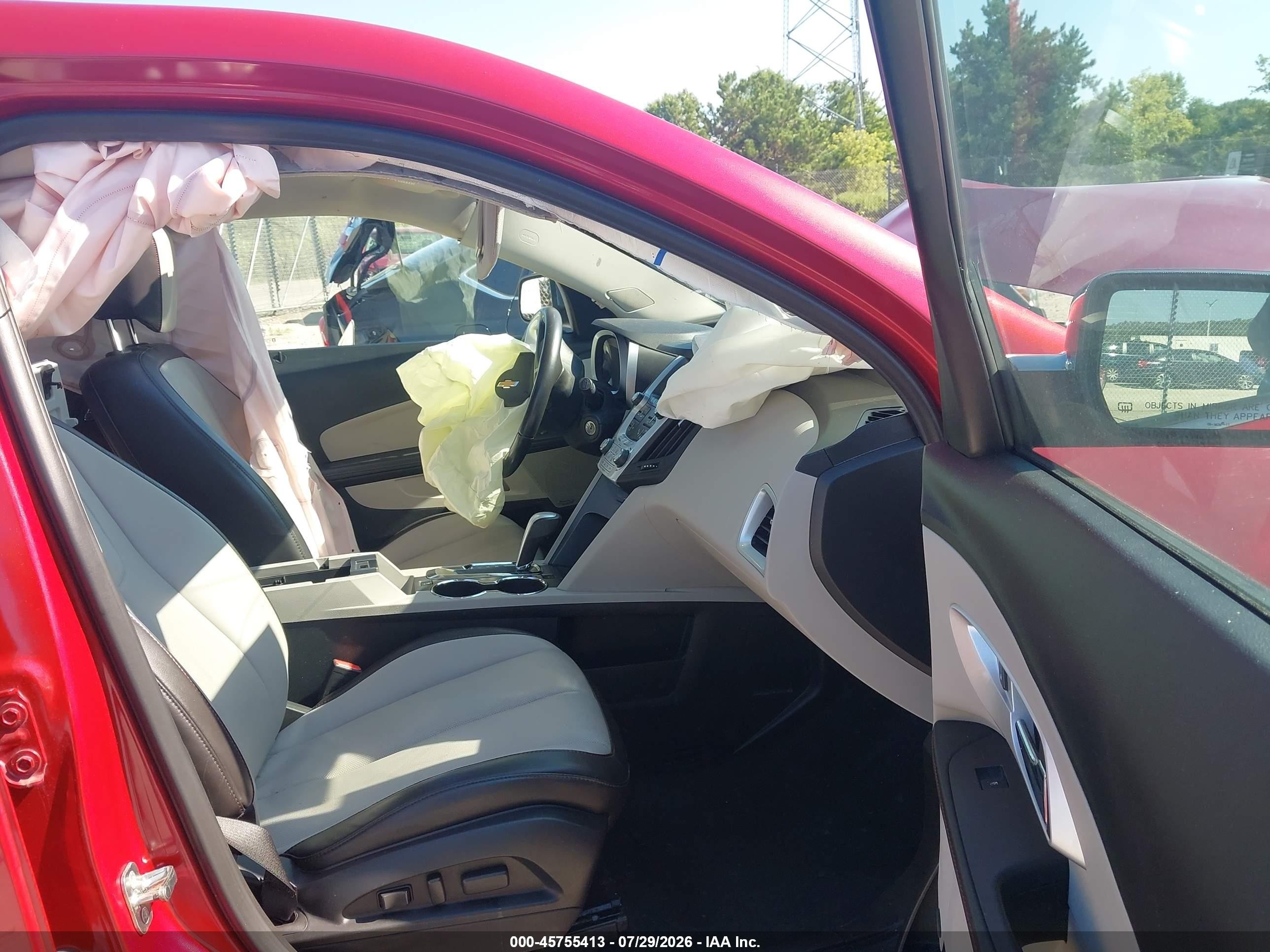 2015 Chevrolet Equinox Ltz Красный vin: 2GNFLHEK3F6114964