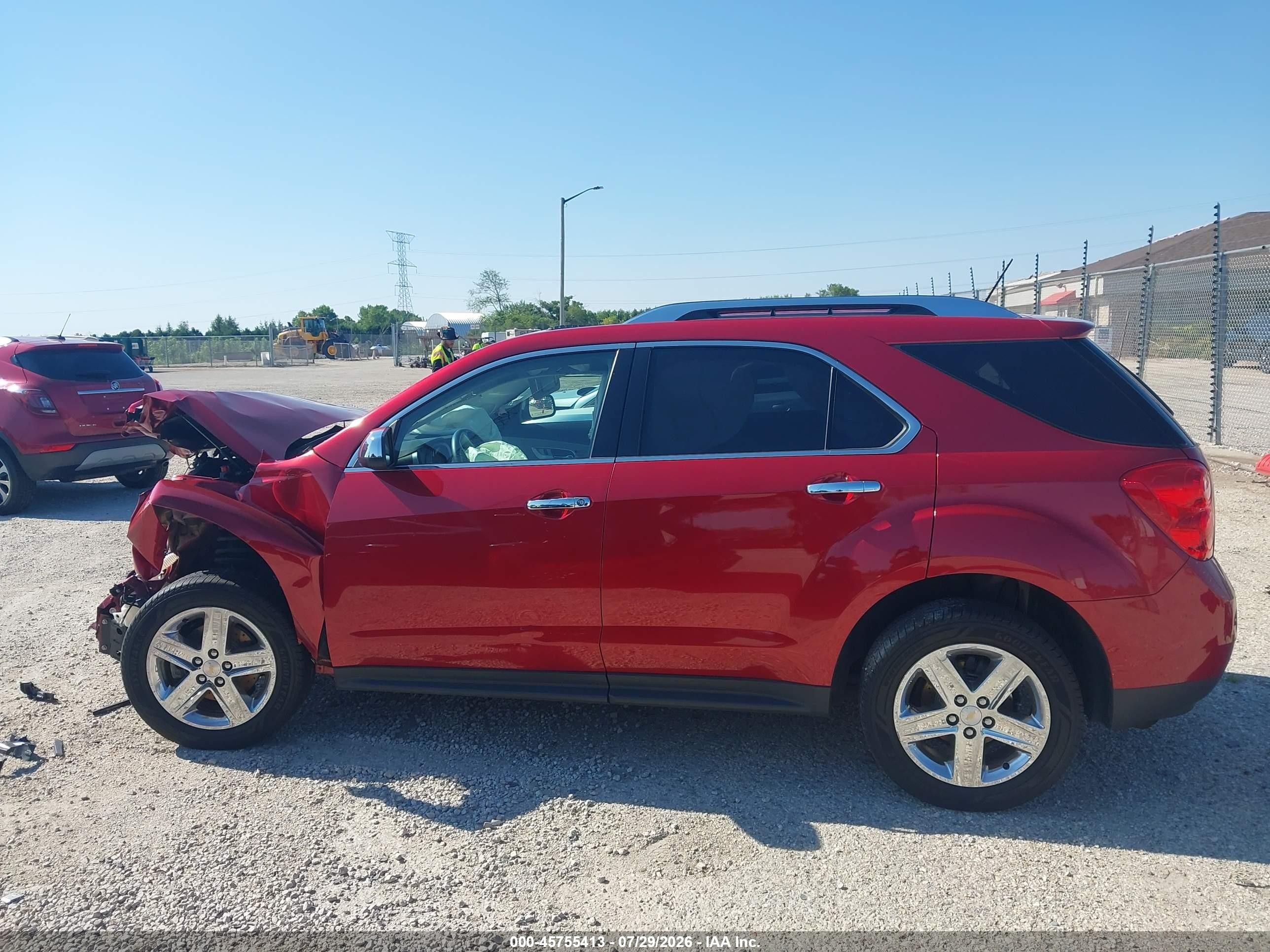 2015 Chevrolet Equinox Ltz Красный vin: 2GNFLHEK3F6114964