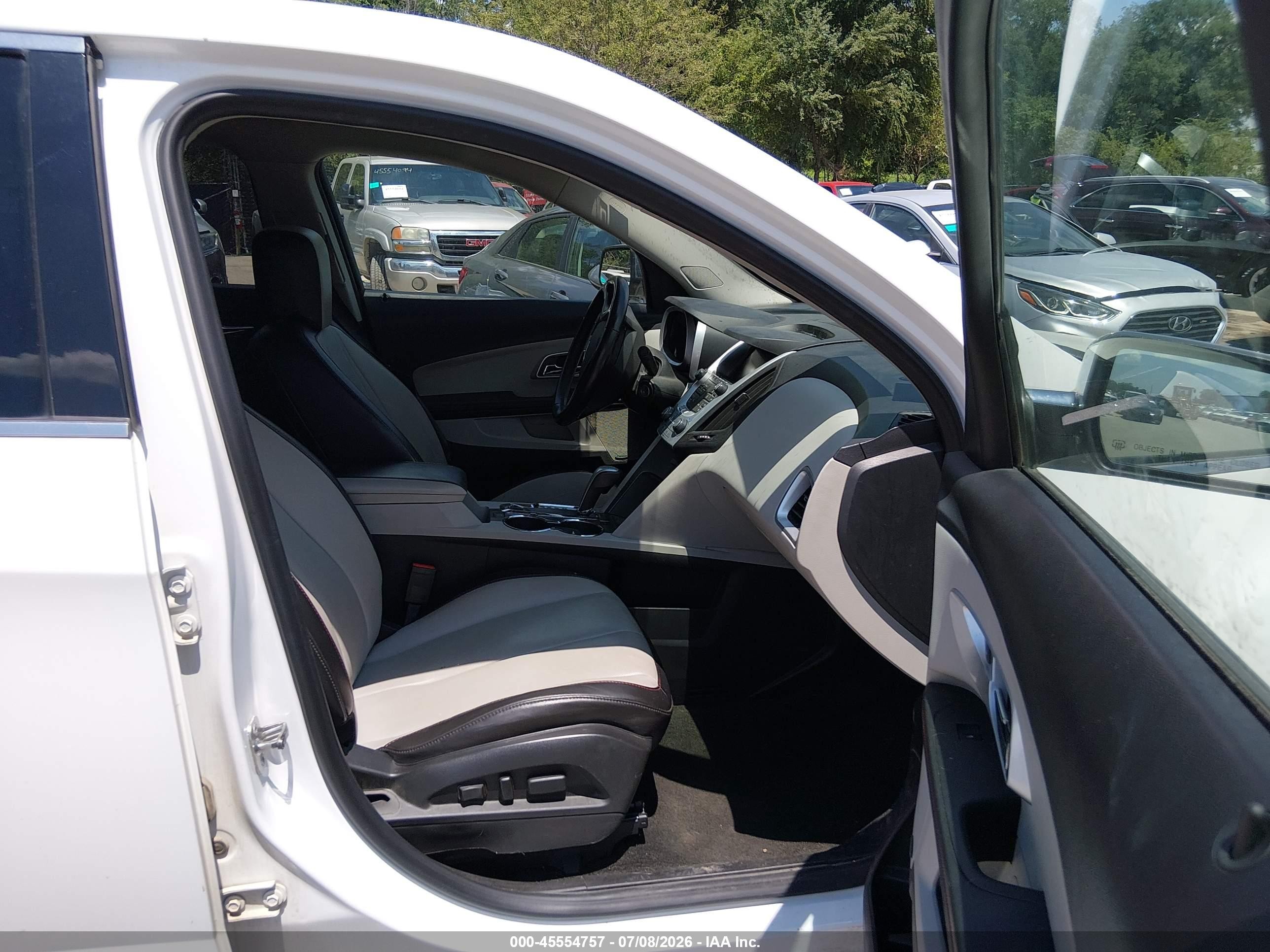 2015 Chevrolet Equinox Ltz White vin: 2GNFLHEK3F6225577
