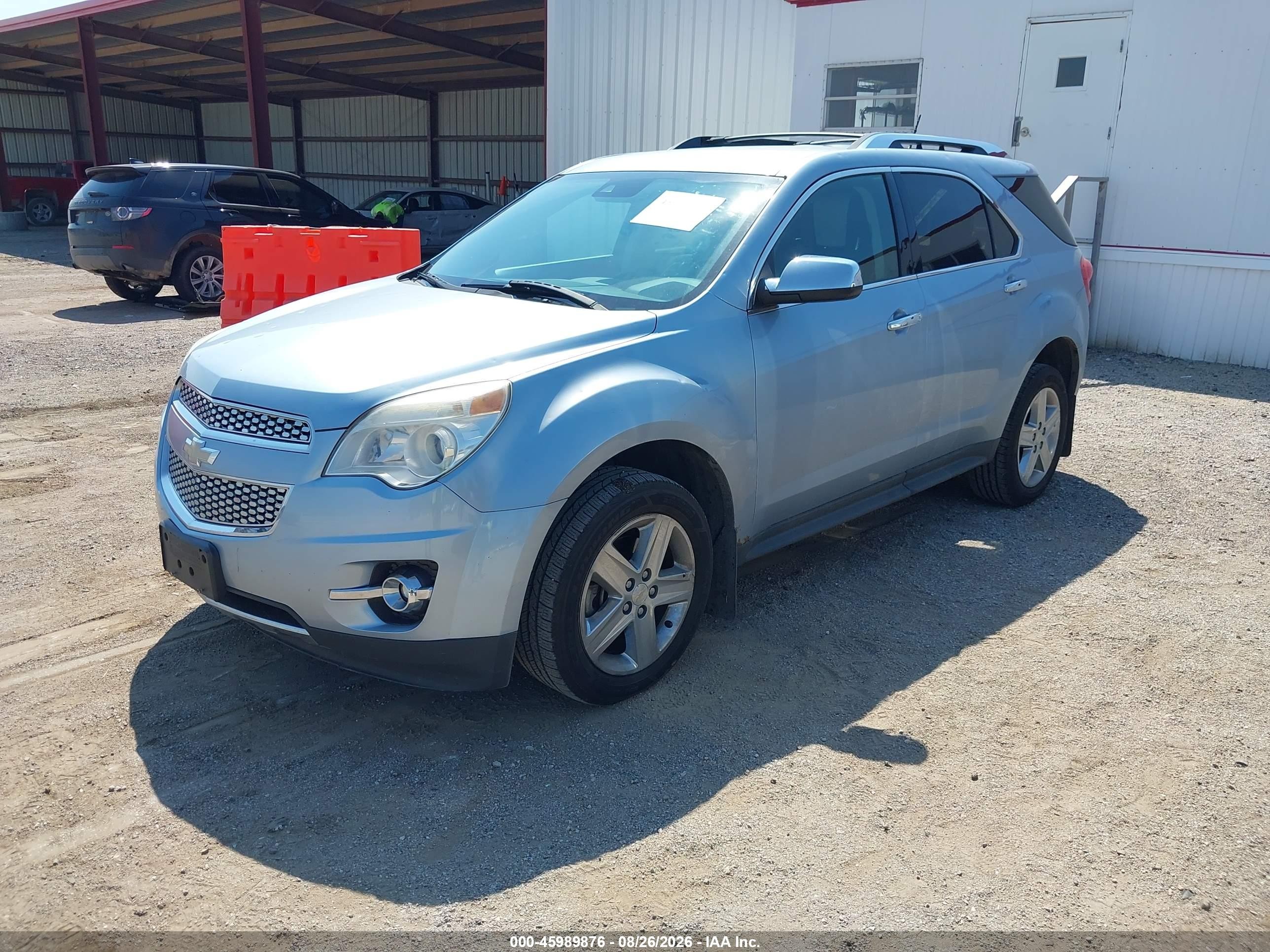 2014 Chevrolet Equinox Ltz Light Blue vin: 2GNFLHEK5E6155255