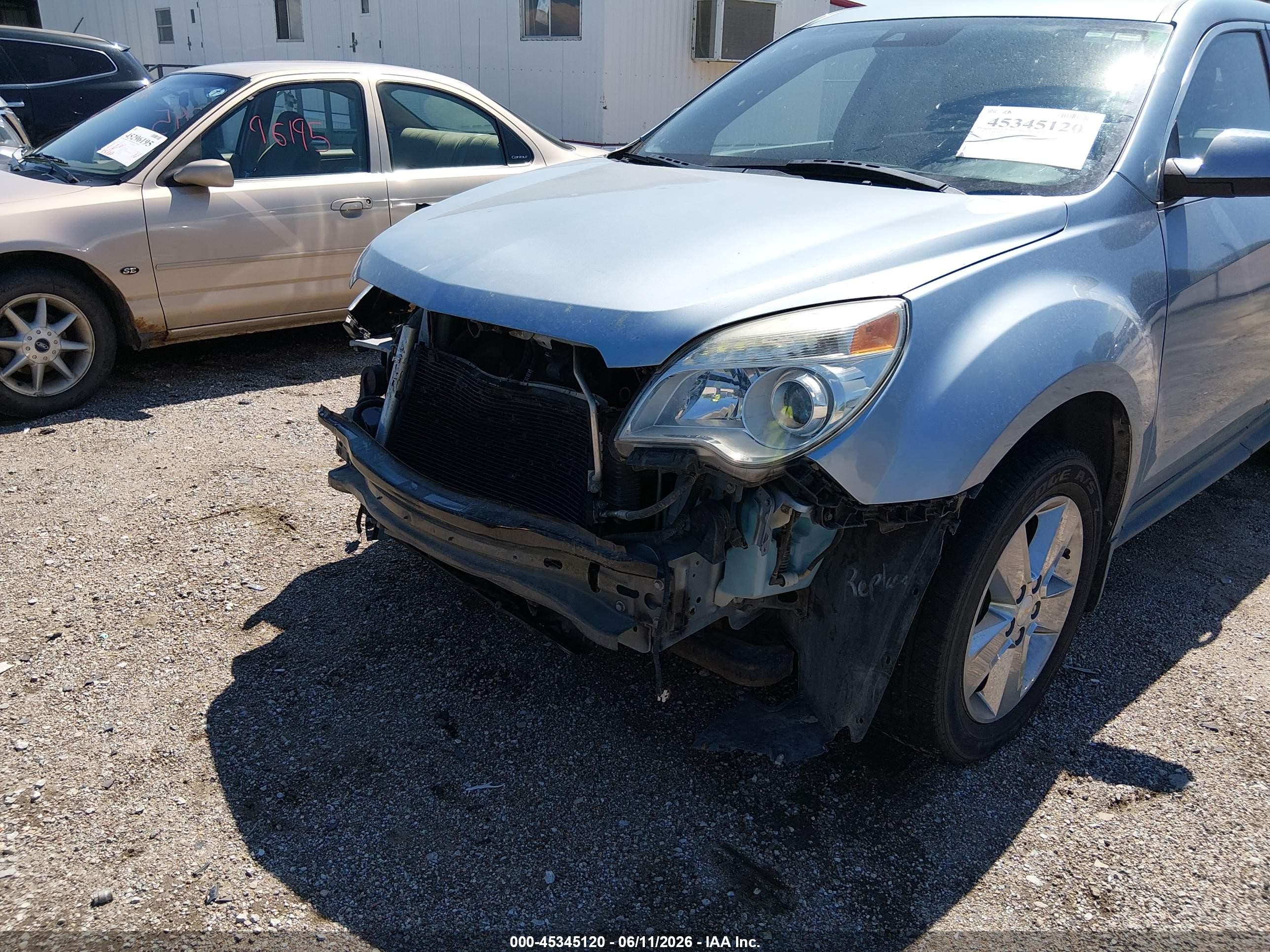 2014 Chevrolet Equinox Ltz Light Blue vin: 2GNFLHEK5E6205779
