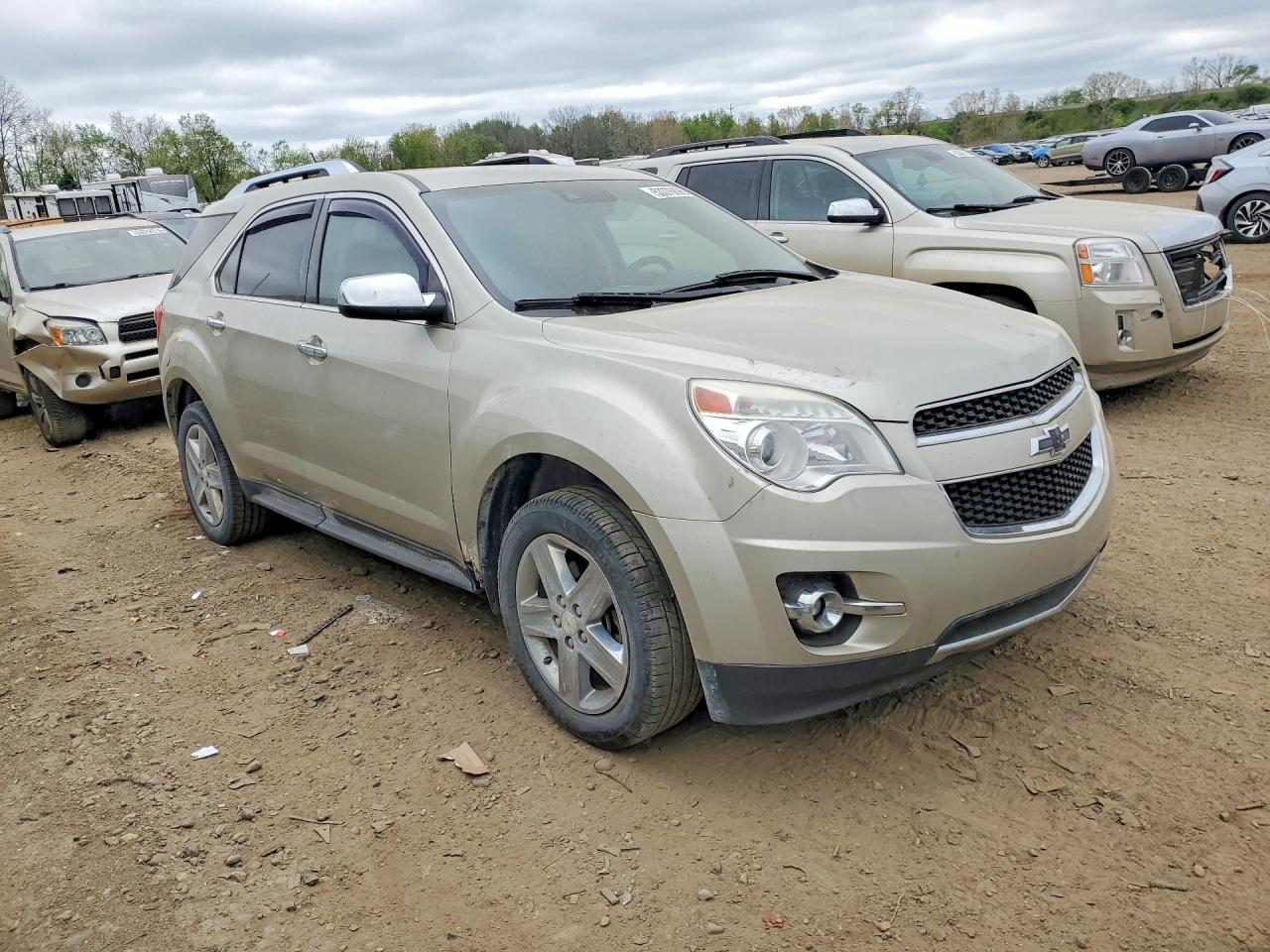 2015 Chevrolet Equinox Ltz Beige vin: 2GNFLHEK8F6239796