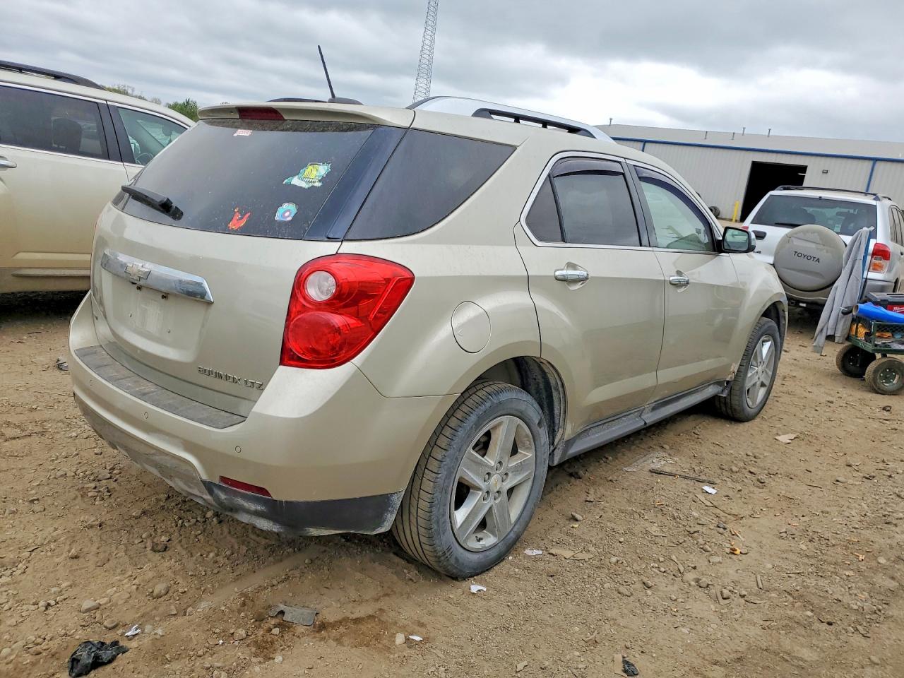 2015 Chevrolet Equinox Ltz Beige vin: 2GNFLHEK8F6239796