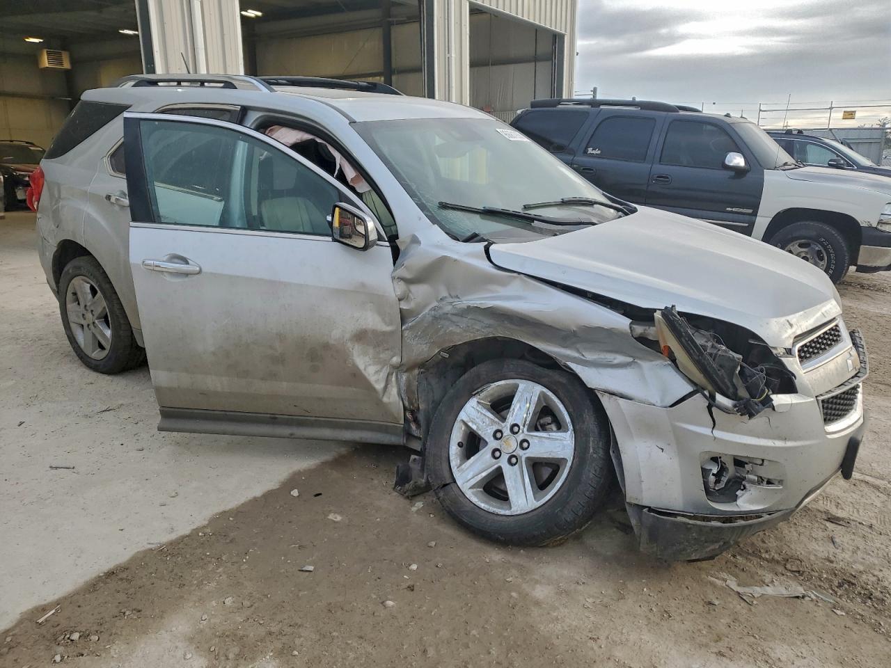 2014 Chevrolet Equinox Ltz Silver vin: 2GNFLHEKXE6378987